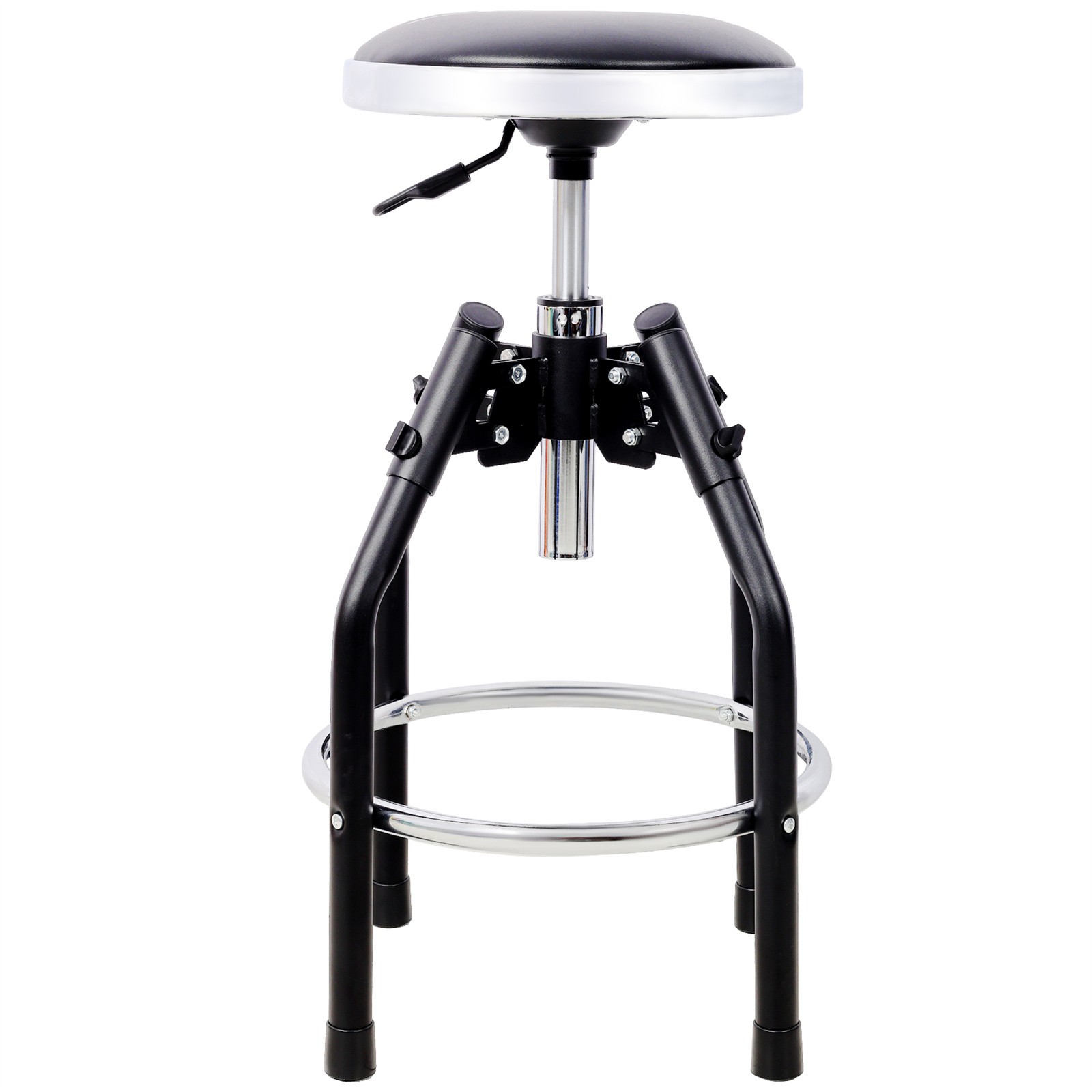 360° Swivel Heavy Duty Adjustable Hydraulic Shop Stool 330lbs Capacity Bar Stool