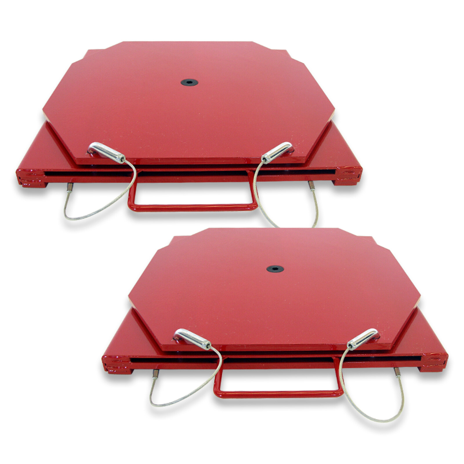 Alignment Turn Plate Table Set Red Steel Passenger Car Truck Hunter FMC Rack USA