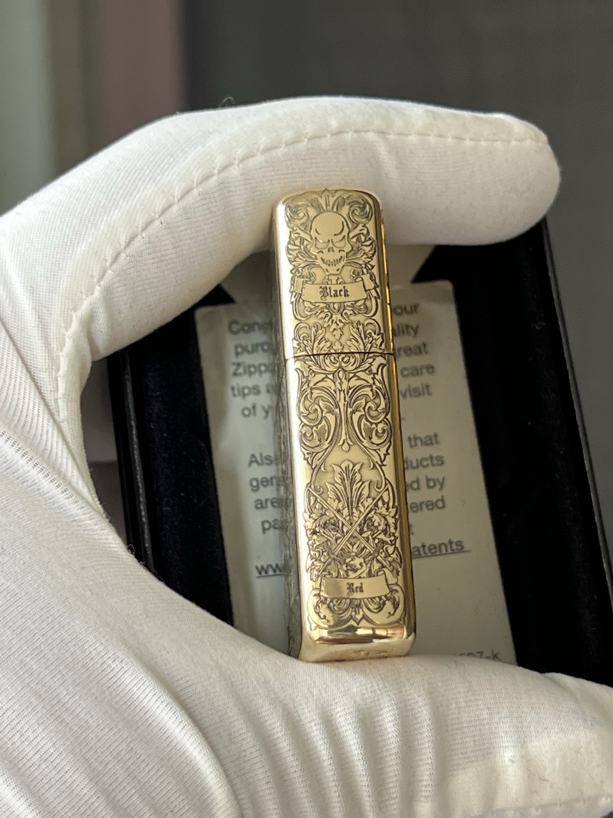 5 Sides Gold Four Hoursemen Of The Apocalypse Lighter In A New Box