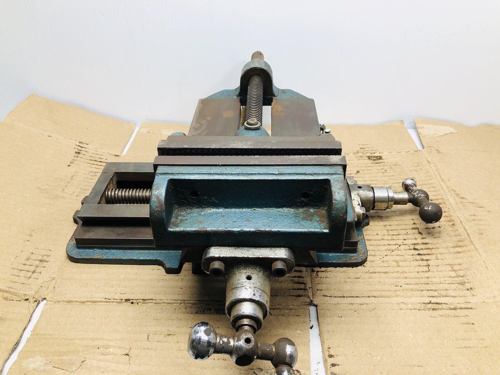 2 Way 6.5'' Drill Press X-Y Compound Vise Cross Over Slide Mill Milling Table