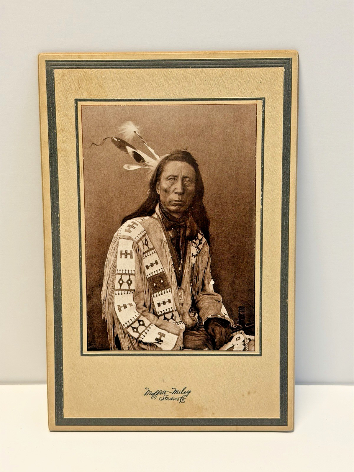 Vintage Native American Indian Portrait of Jack Red Cloud Chief of Oglala Sioux