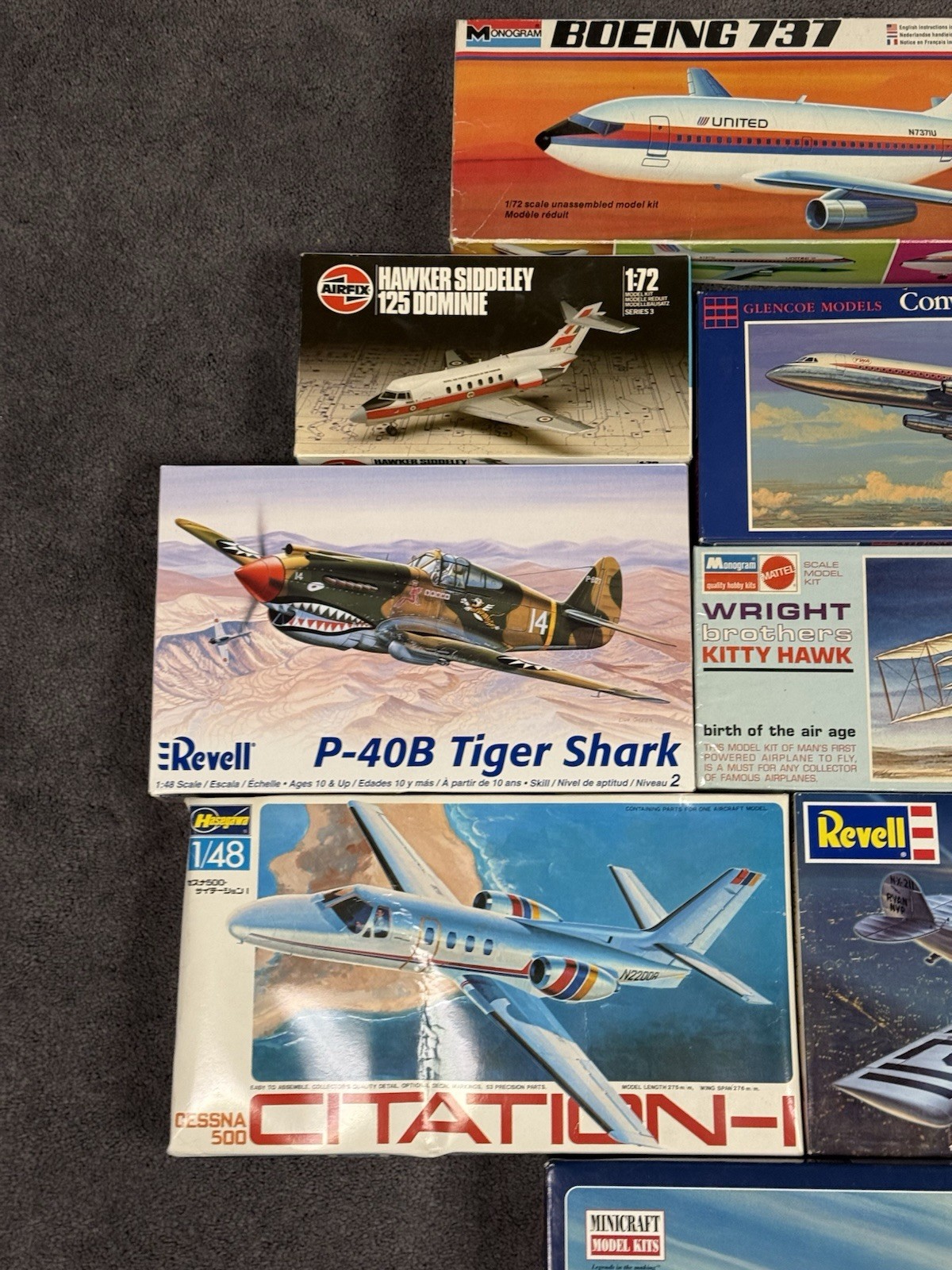 Lot of 16 Military Aircrafts & Airplane Jumbo Jets Models All New Mixed Scale