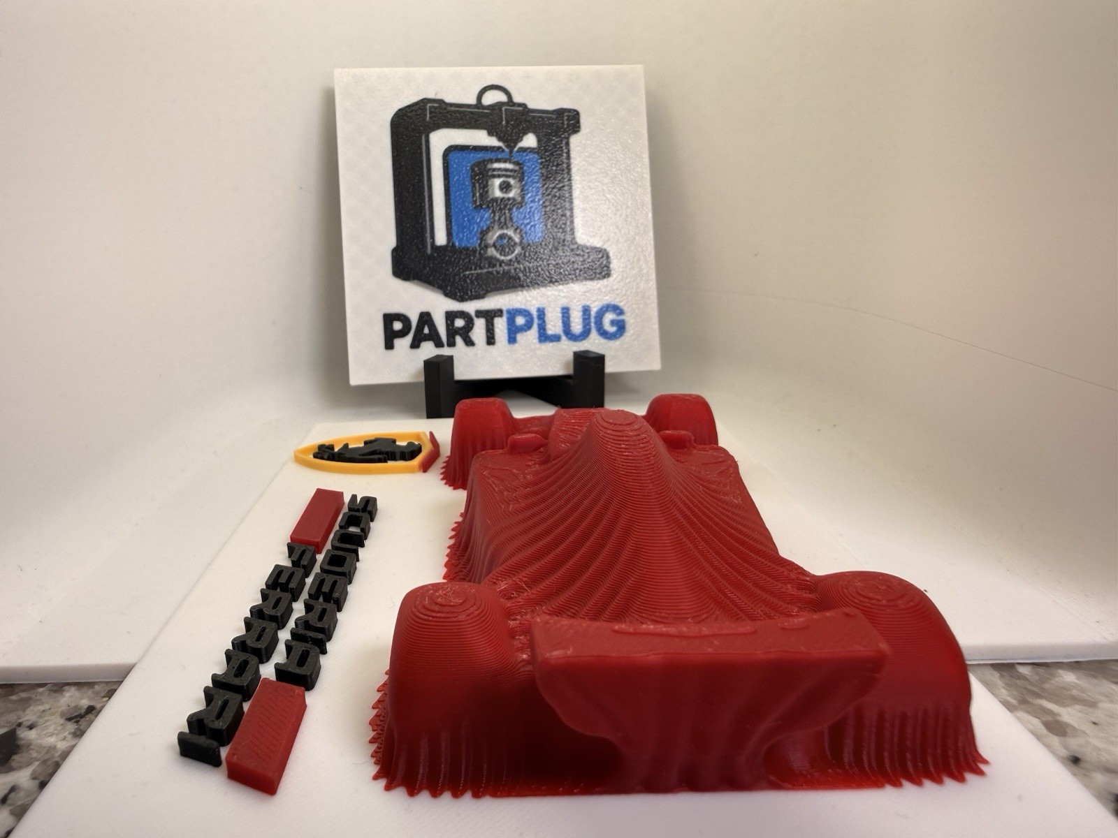 Ferrari F1 Car Reveal Art For Desk Man Cave Office boyfriend Gift Scuderia Wall