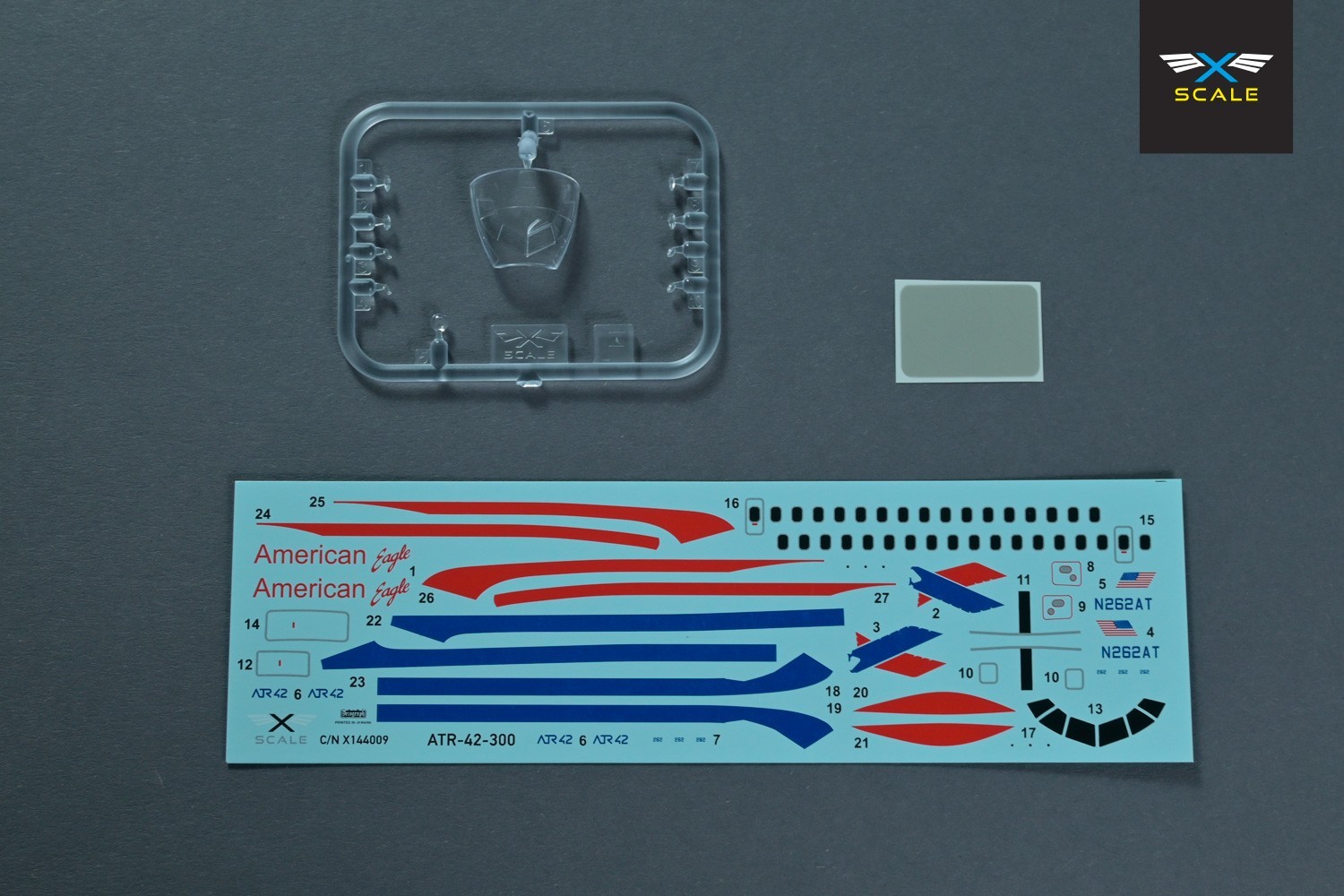 1/144 XScale 144009 ATR-42-300 Turboprop Reginal Airliner American Eagle model