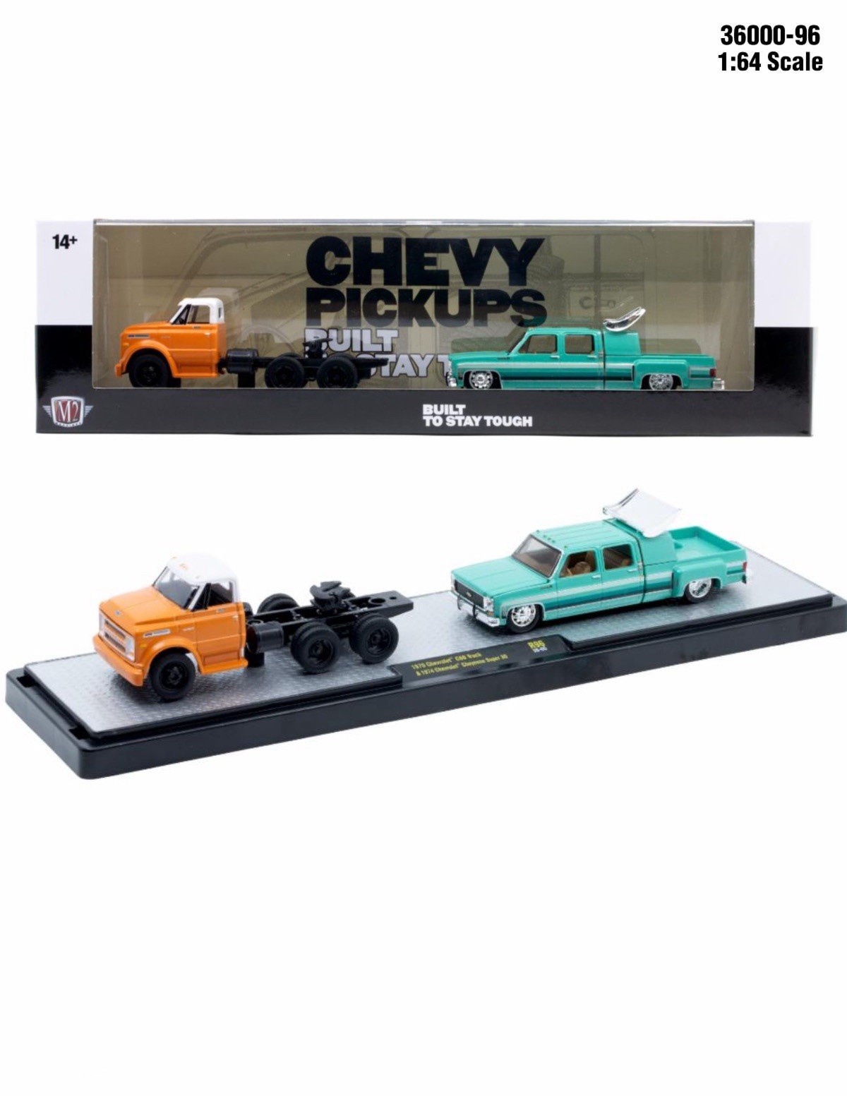 Pre-order M2 Machines 1970 Chevrolet C60 Truck & 1974 Chevrolet Cheyenne S (1pz)