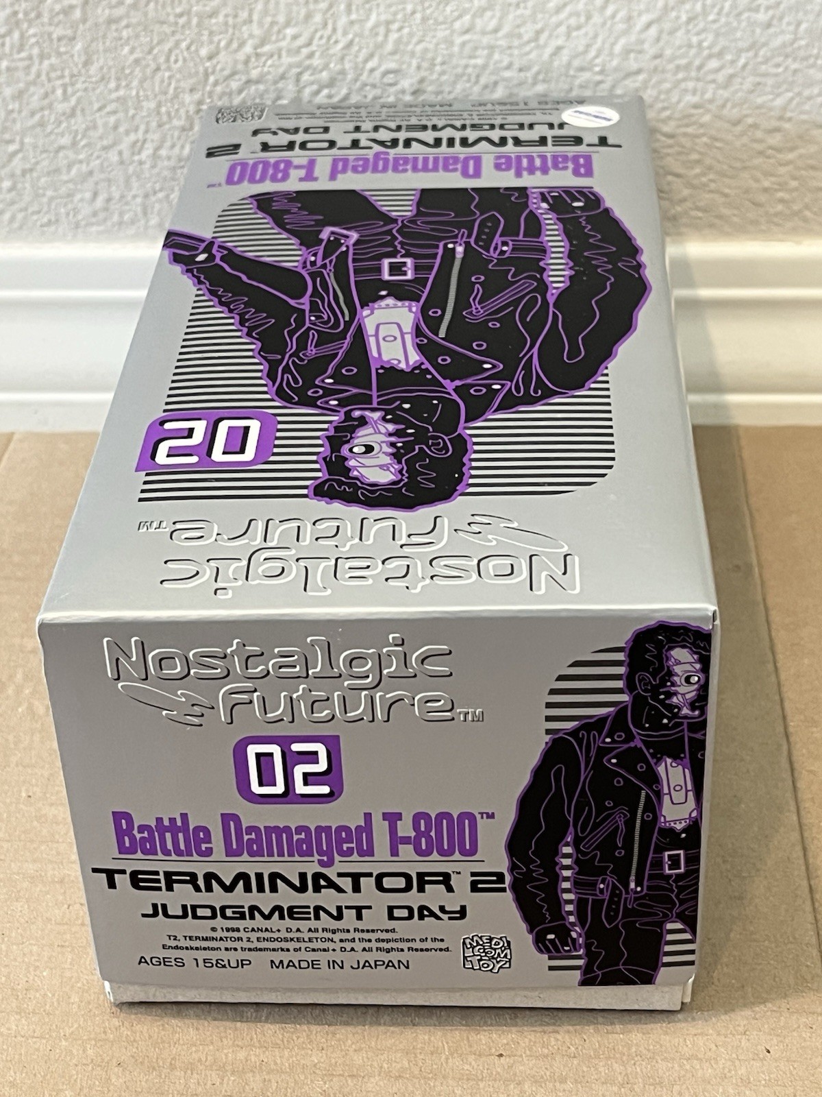 Medicom Toy Terminator 2 Battle Damaged T-800 #02 Nostalgic Future Arnold Tin