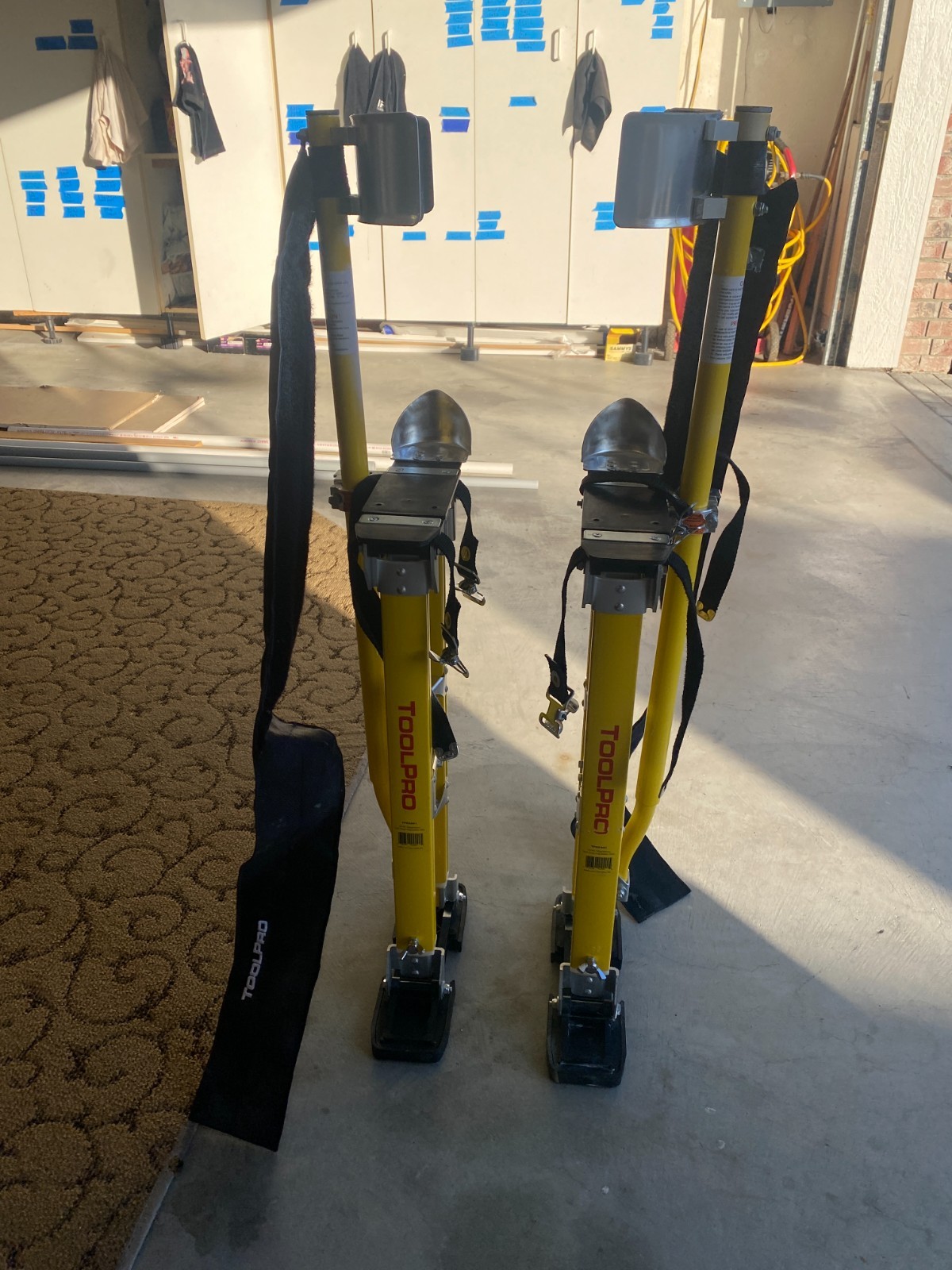Pair Toolpro TP02440 24-40" Magnesium Drywall Painting Stilts