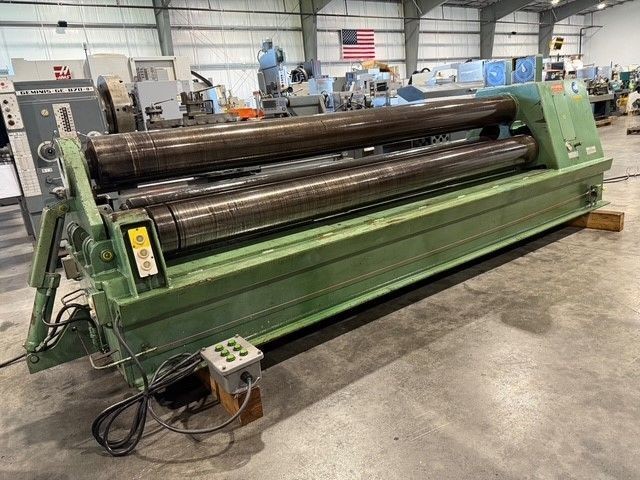 ROUNDO PS-255 10’ x ½” 3 Roll Plate Bending Roll 1988’ #7675
