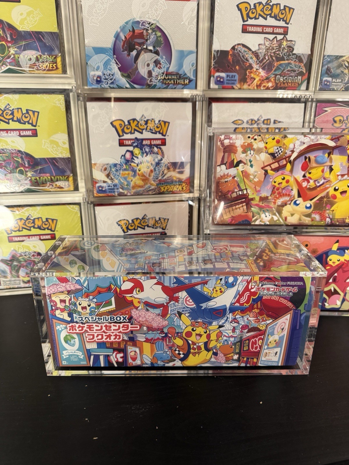 Acrylic Case Pokémon Center Tohoku Hiroshima Fukuoka Special Box Strong Magnets