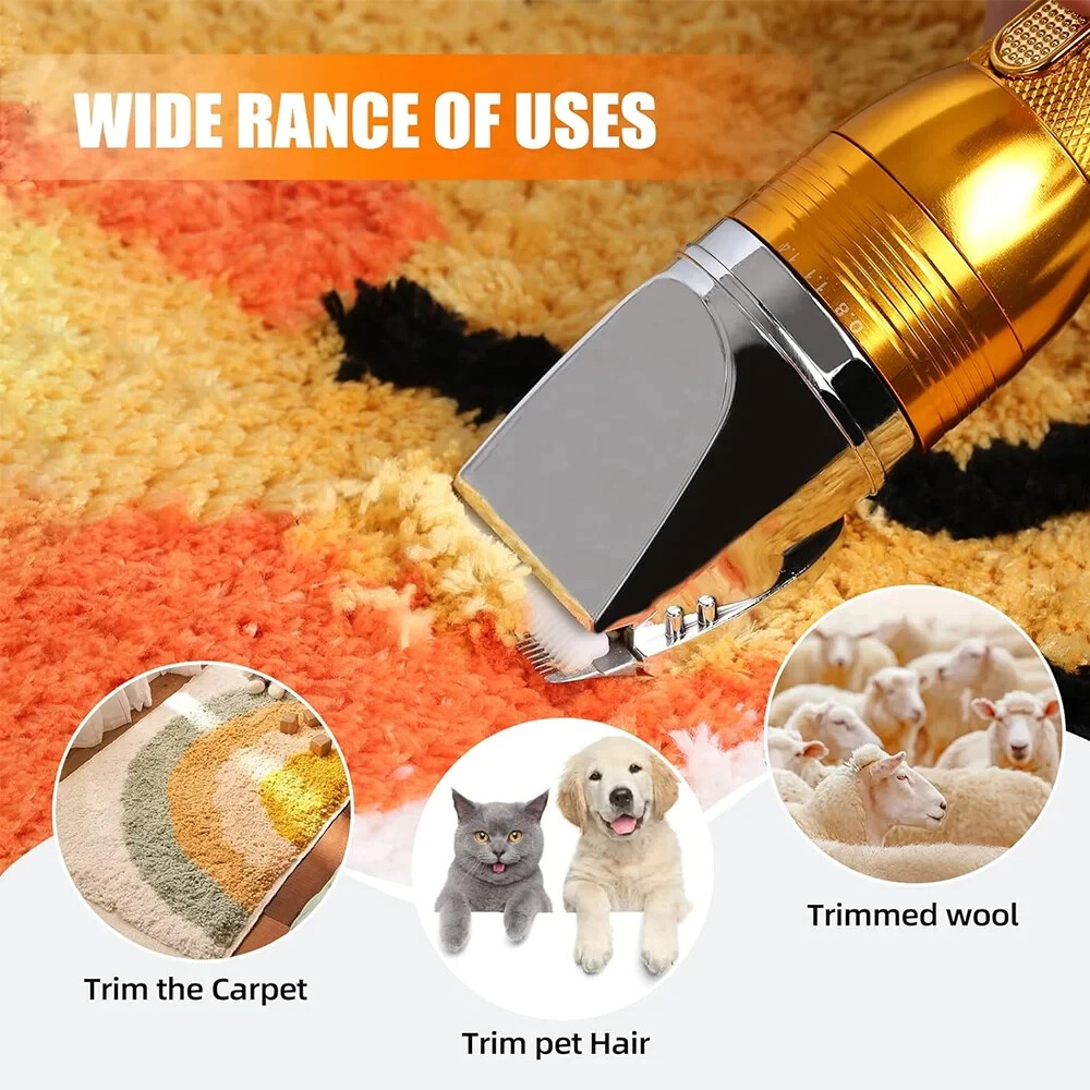 Heavy Duty Electric Pet Clippers for Thick Coats, Large Dogs, Horses & Livestock