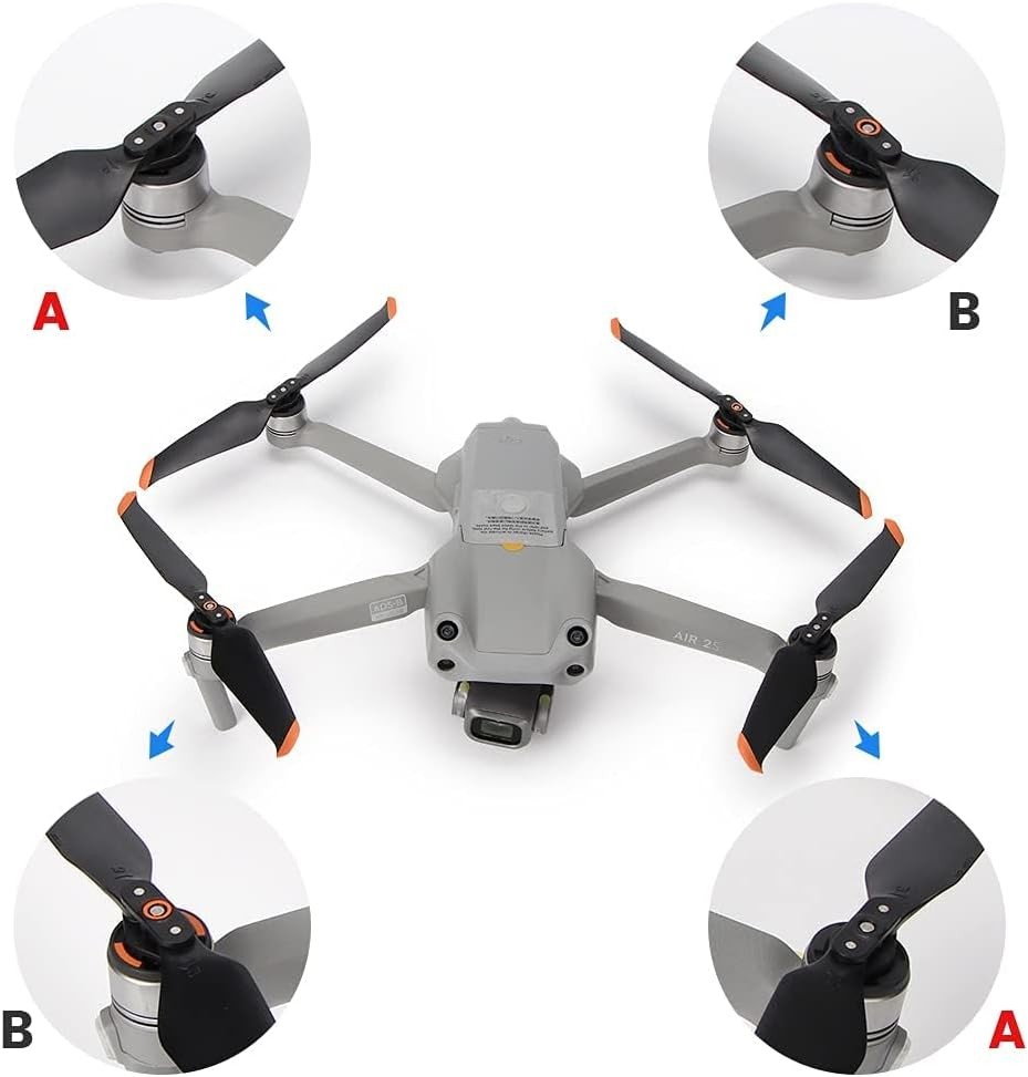 12 pcs Mavic Air 2/Air 2s Propellers, Low Noise Replacement Spare Blades...