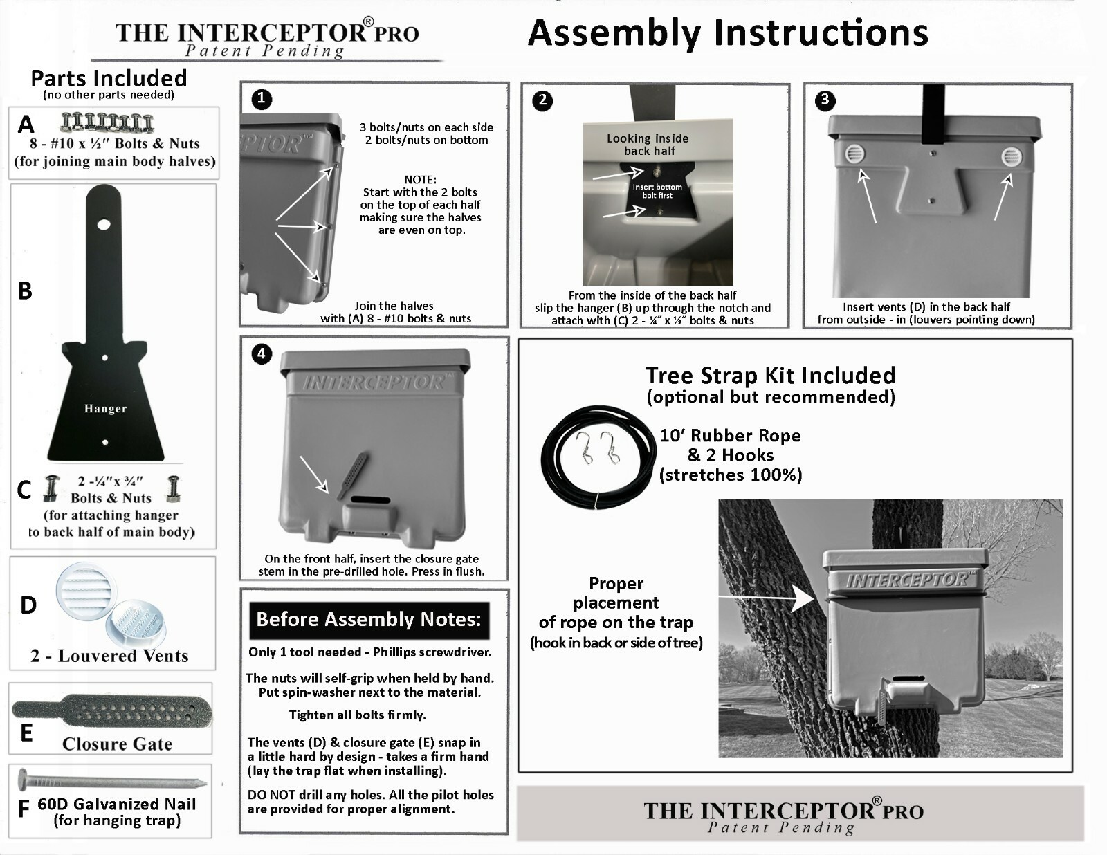 HONEYBEE SWARM TRAP - THE INTERCEPTOR PRO - bee equipment - bee hive, bait trap
