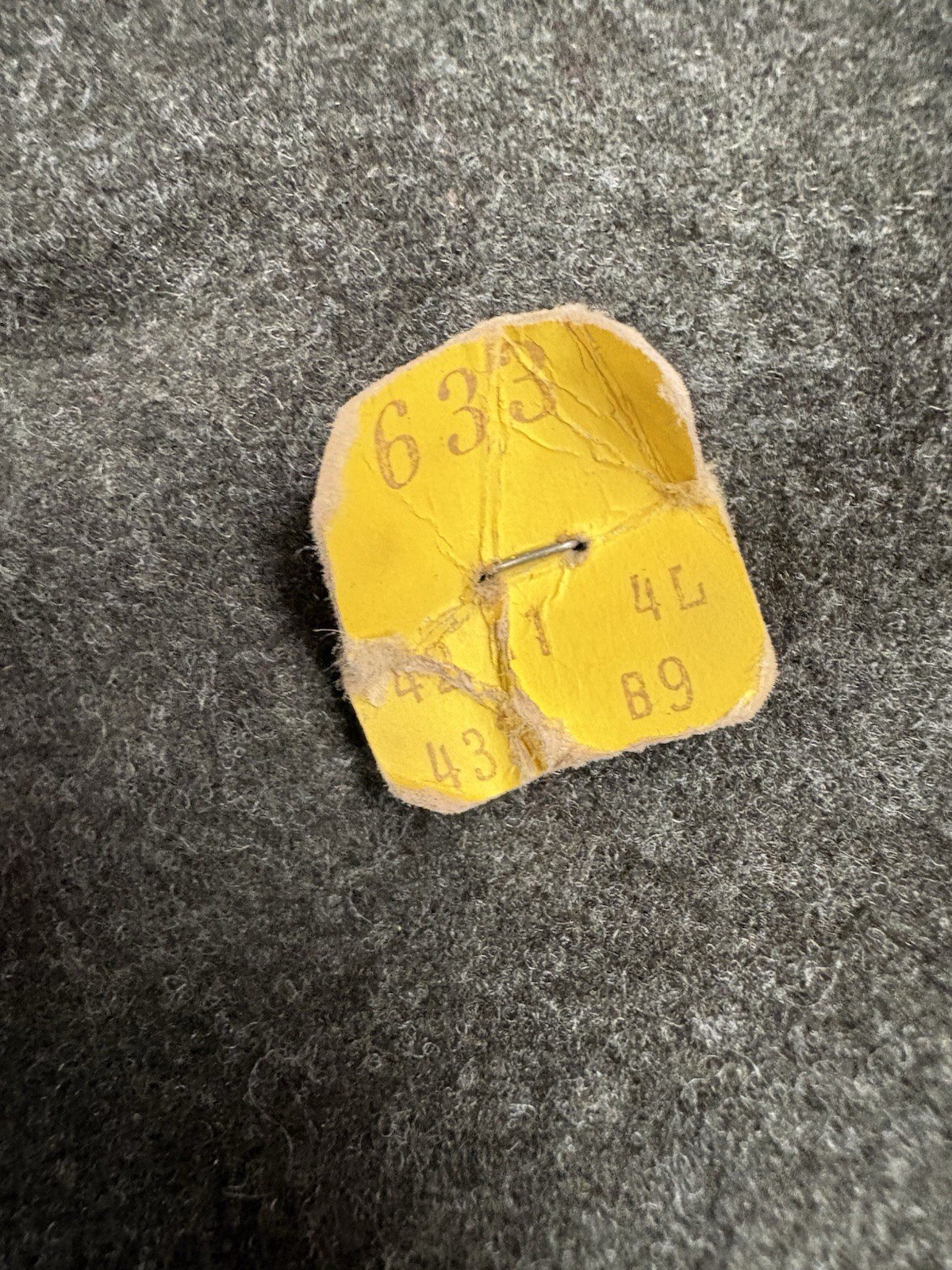 WWII USMC Overcoat 1942-43 Quartermaster 4-L Long Wool Coat