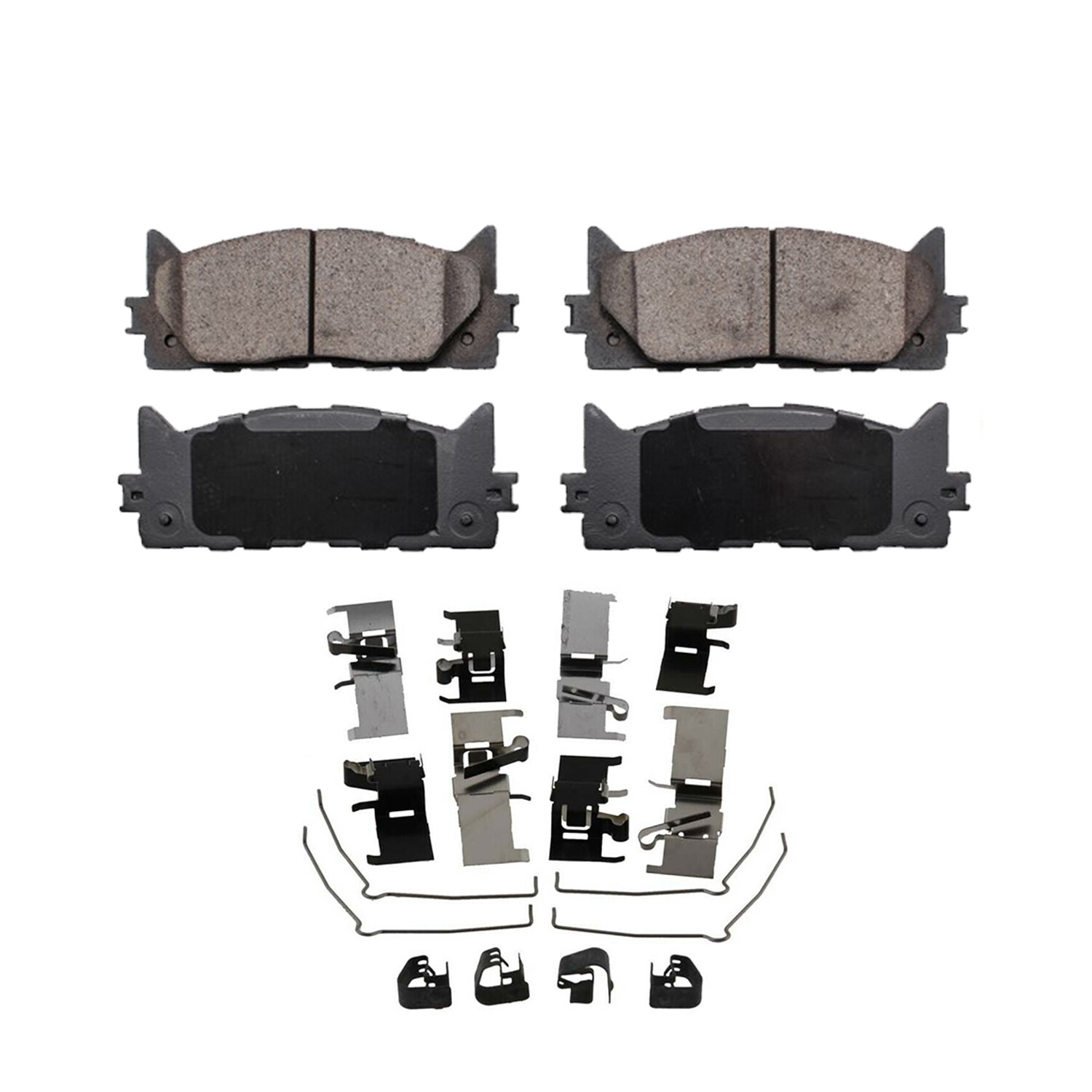 For 2007-2017 Toyota Avalon Camry ES300h ES350 Front & Rear Ceramic Brake Pads