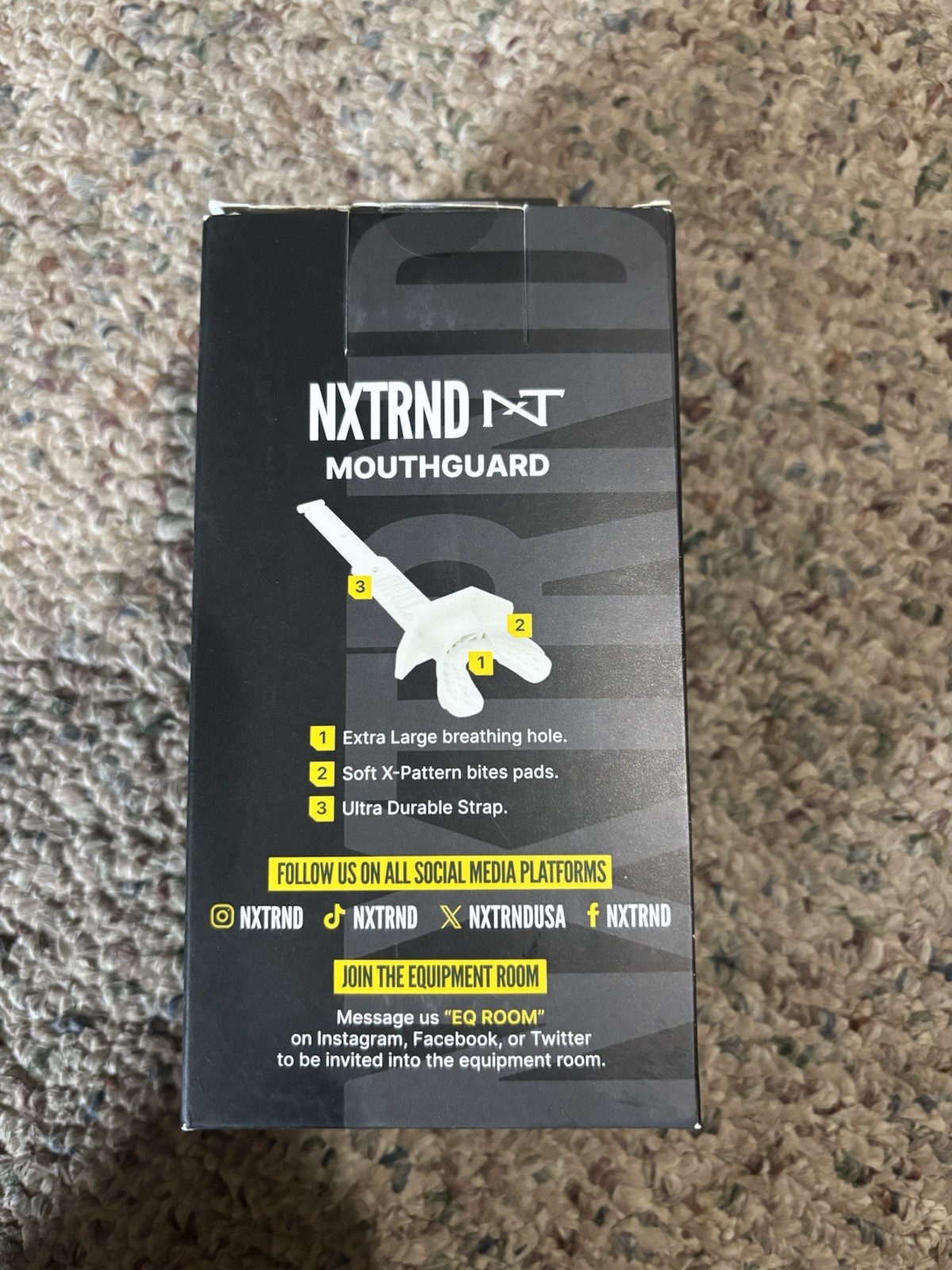 NXTRND Adult Football Mouth Guard with Strap