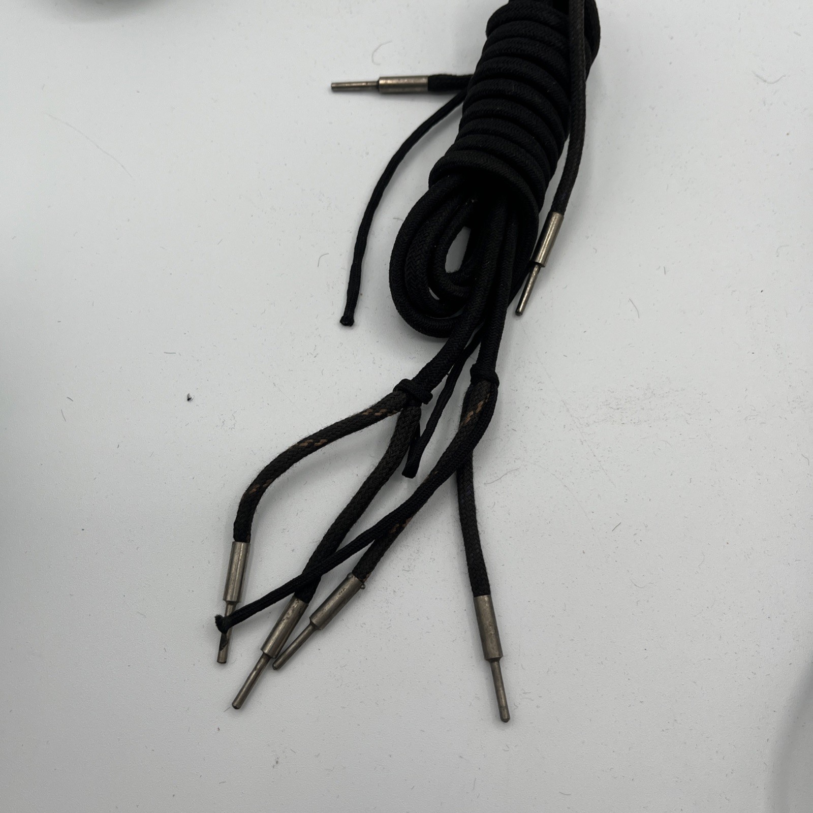 9 Pair Vintage Cloth Wire Ww1 1920 Era Tube Radio Speakers or Headphones Good