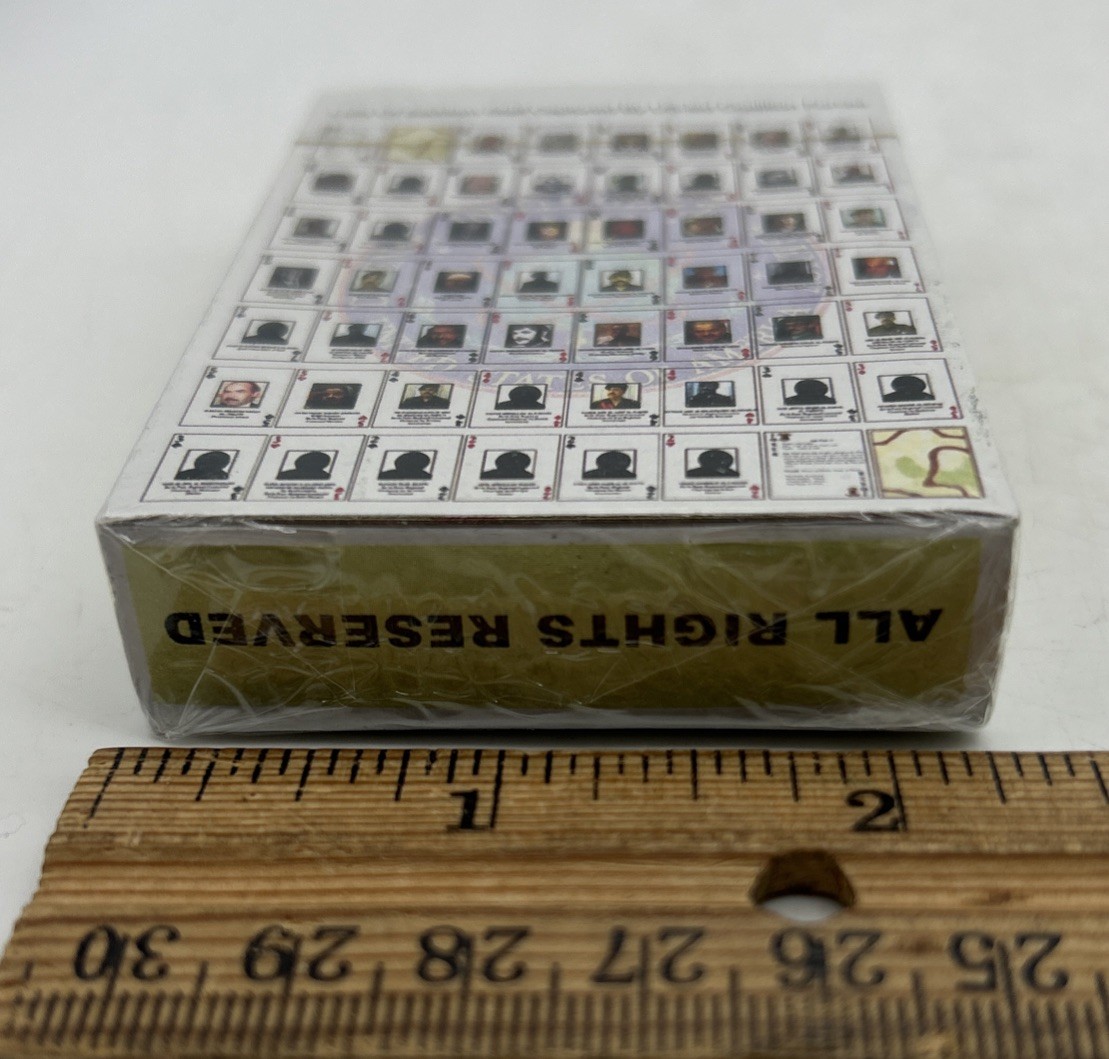 Defense Intelligence Agency Playing Cards 2003 Iraq Saddam Capture Sealed Rare!