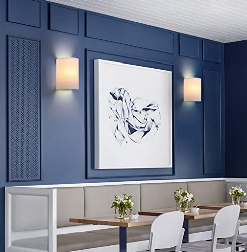 Fabric Cloth Boho Wall Sconce Hallway Fixture Light, 1-Light Vanity White