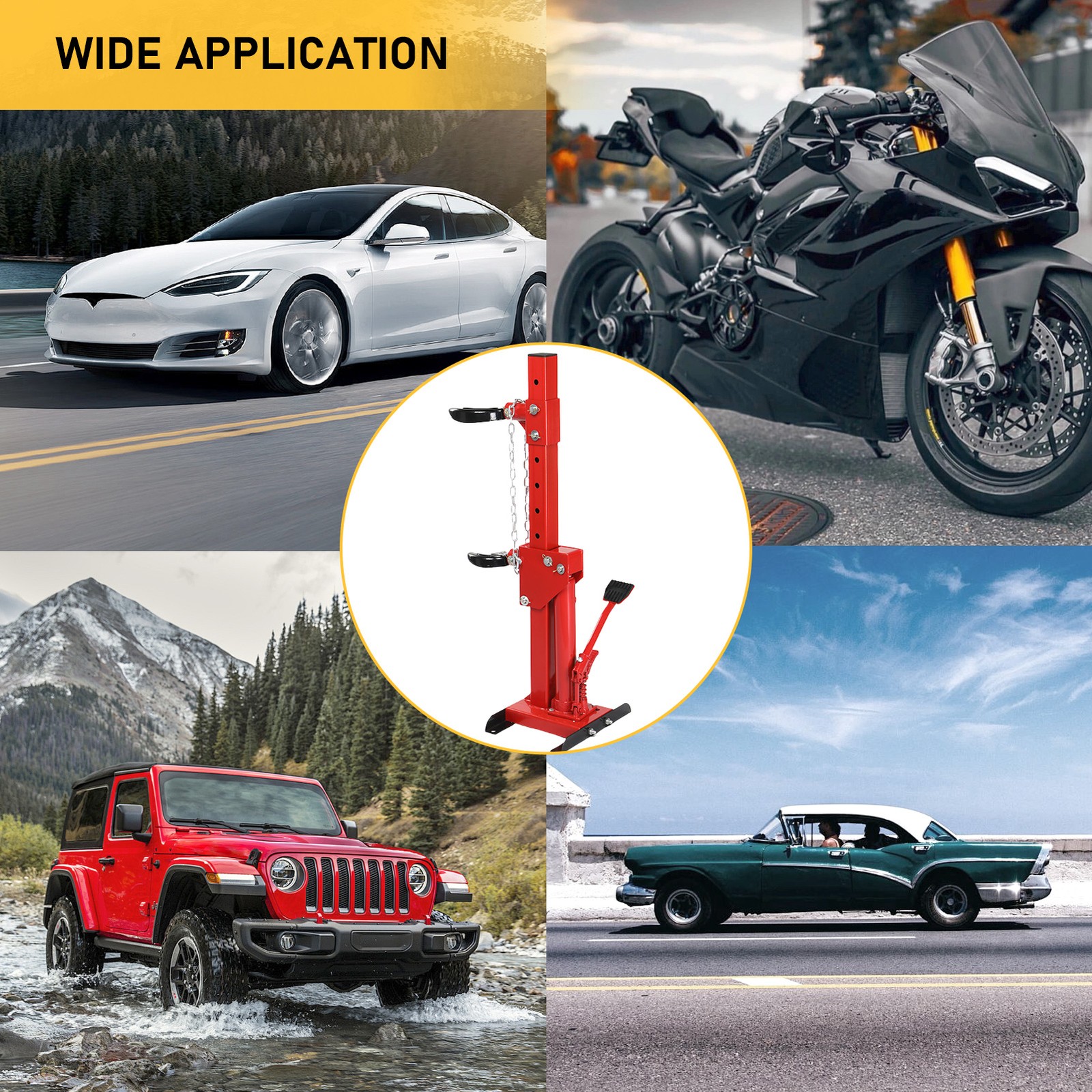 Strut Spring Compressor 4.5 T Hydraulic Jack Coil Spring Compressor Tool