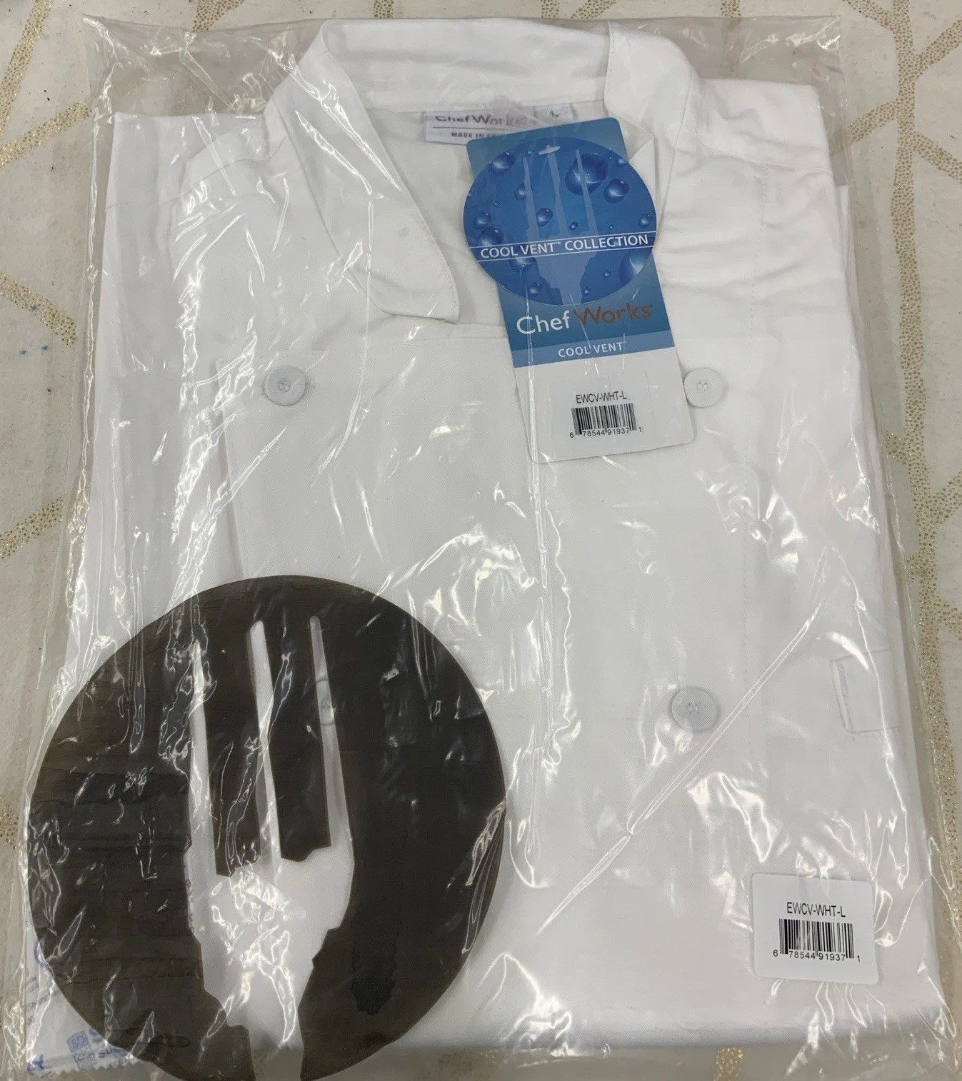 Chef Works Mens Cool Vent Chef Coat