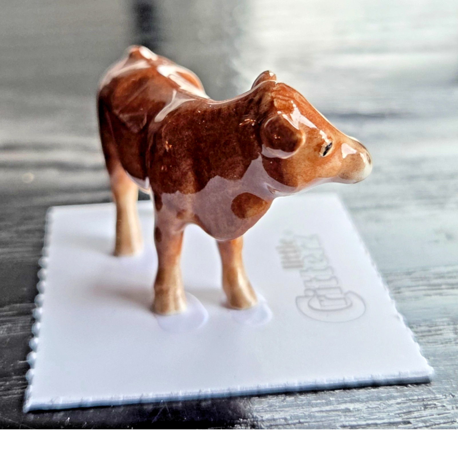 LITTLE CRITTERZ Jersey Cow "Butter" Miniature Figurine New FREE SHIPPING LC980