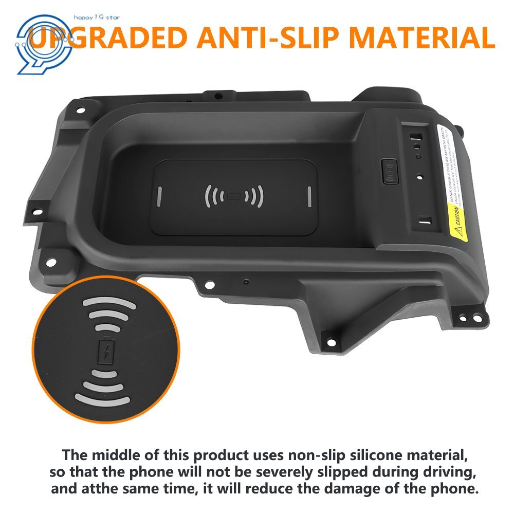 Wireless Charger Tray Assembly & Harness 00016-34506 For 2014-2020 Toyota Tundra