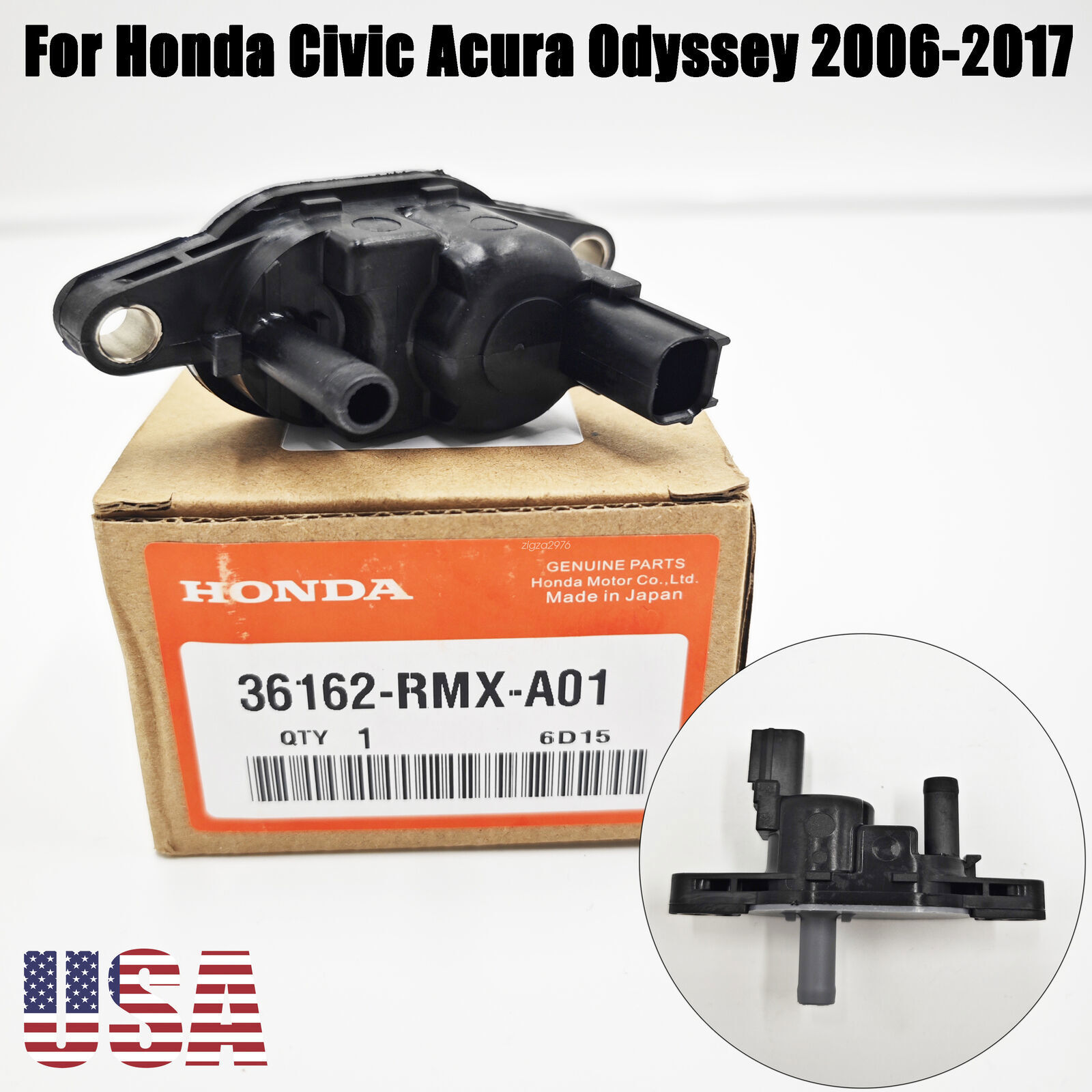 Genuine OEM For Odyssey Pilot Vapor Canister Purge Solenoid Valve 36162-RMX-A01