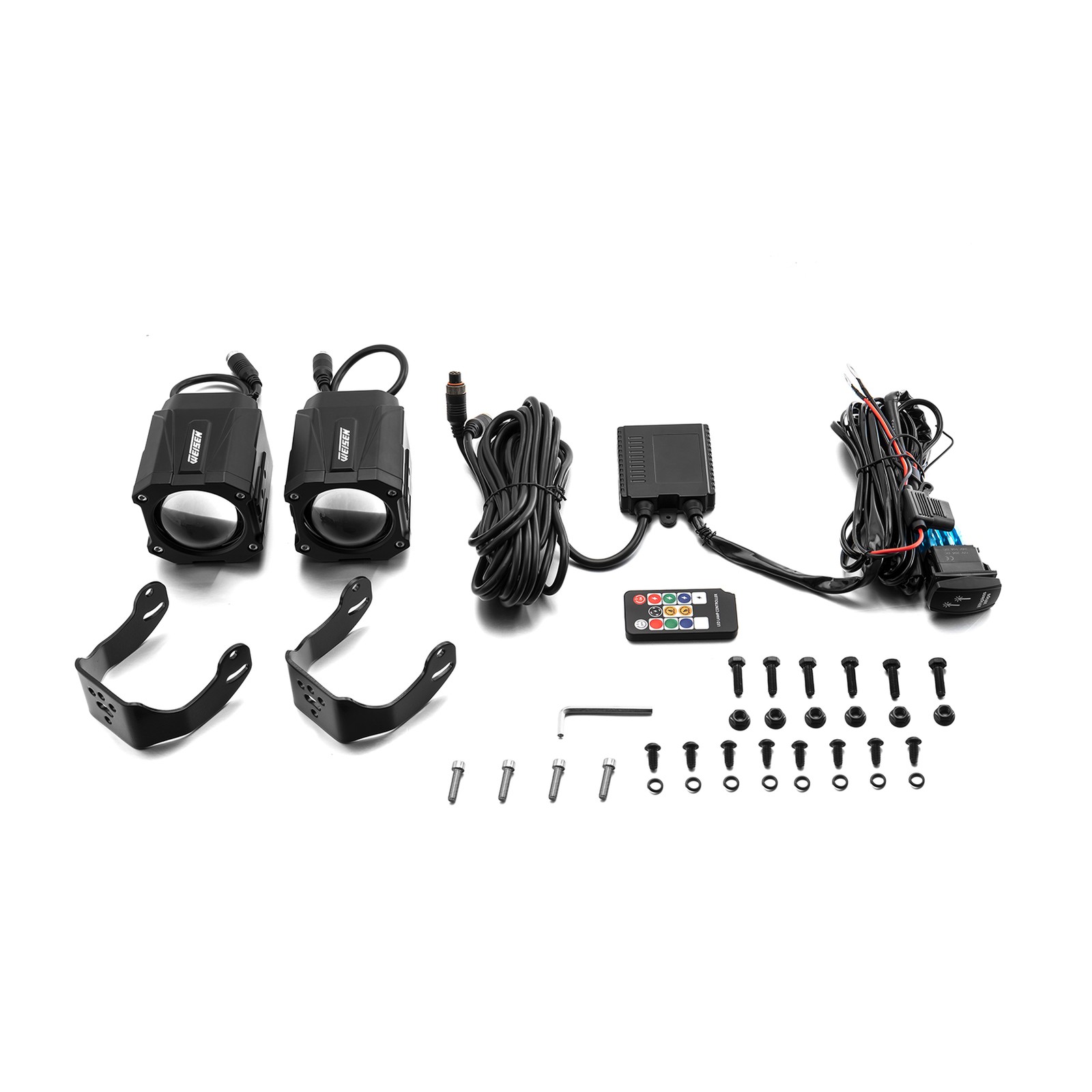 Laser Whip Lights Whipless LED 2PCS for Polaris RZR/Maverick X3/Zforce ATV UTV