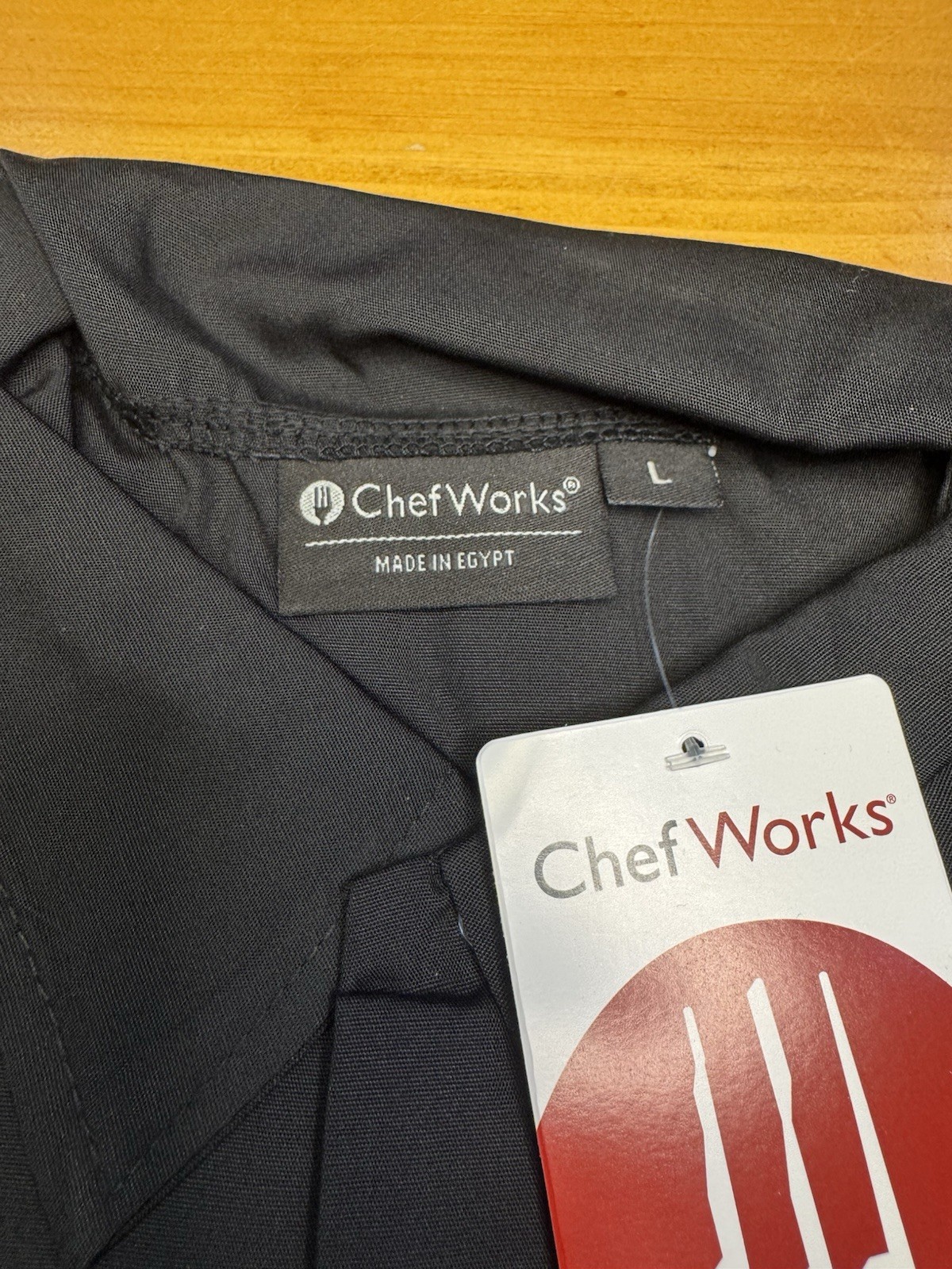 Chef Works Black Chef Utility Cook Uniform Shirt Men's Large