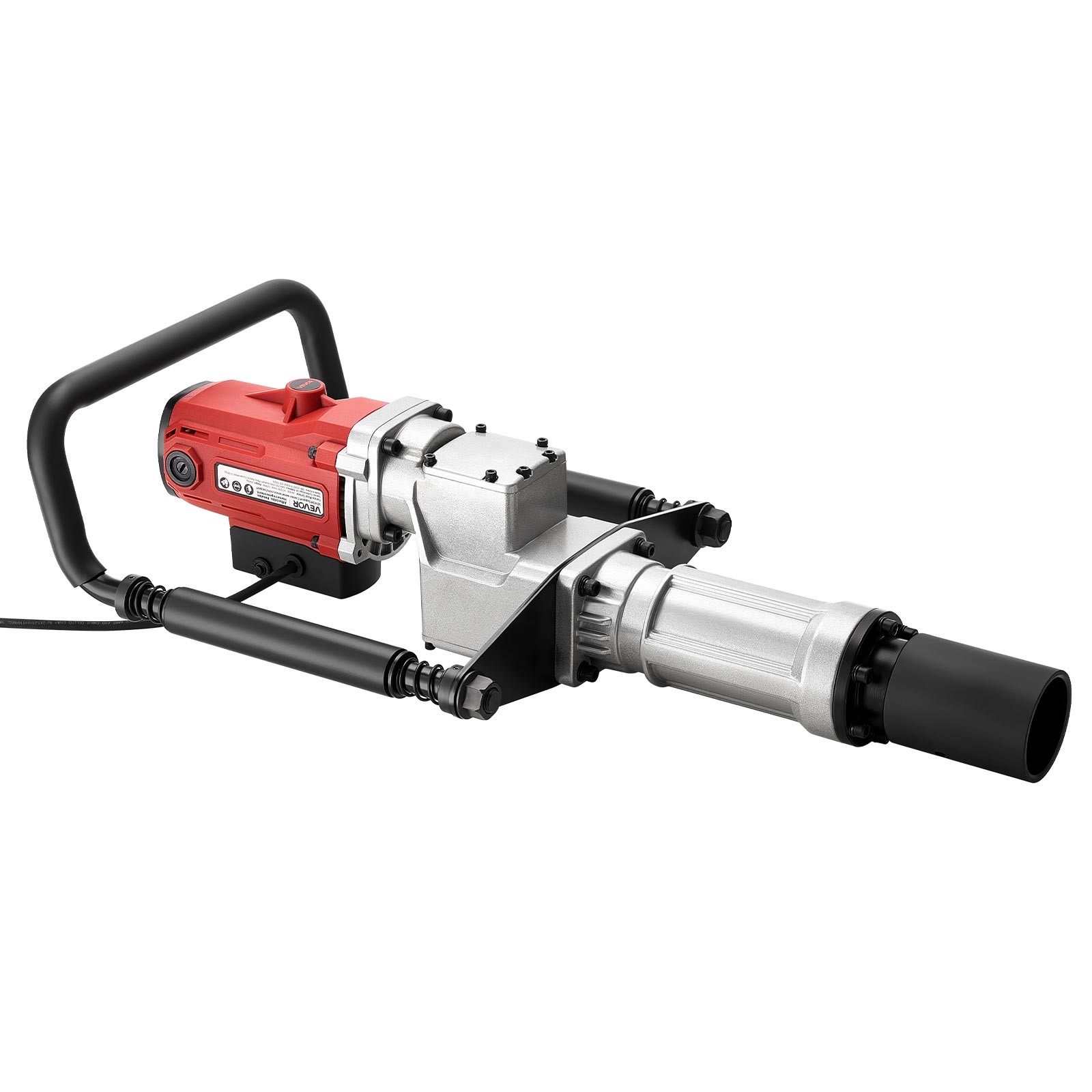 VEVOR Electric T Post Driver 2200W Handheld Pounder with Two Sleeves Fence Farm