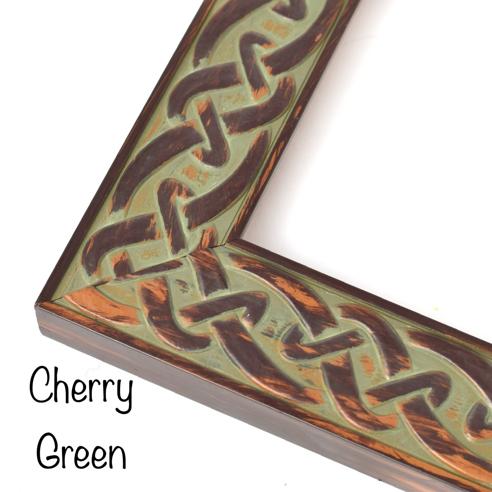 Irish Rustic Celtic Knot Picture Frame Celtic Home Decor Distressed Wood