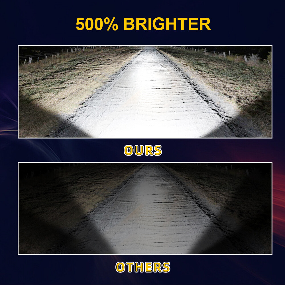 For Can-am Maverick X3 XDS XRS Roof 50" Curved LED Light Bar+RGB 4" Pods +Wire