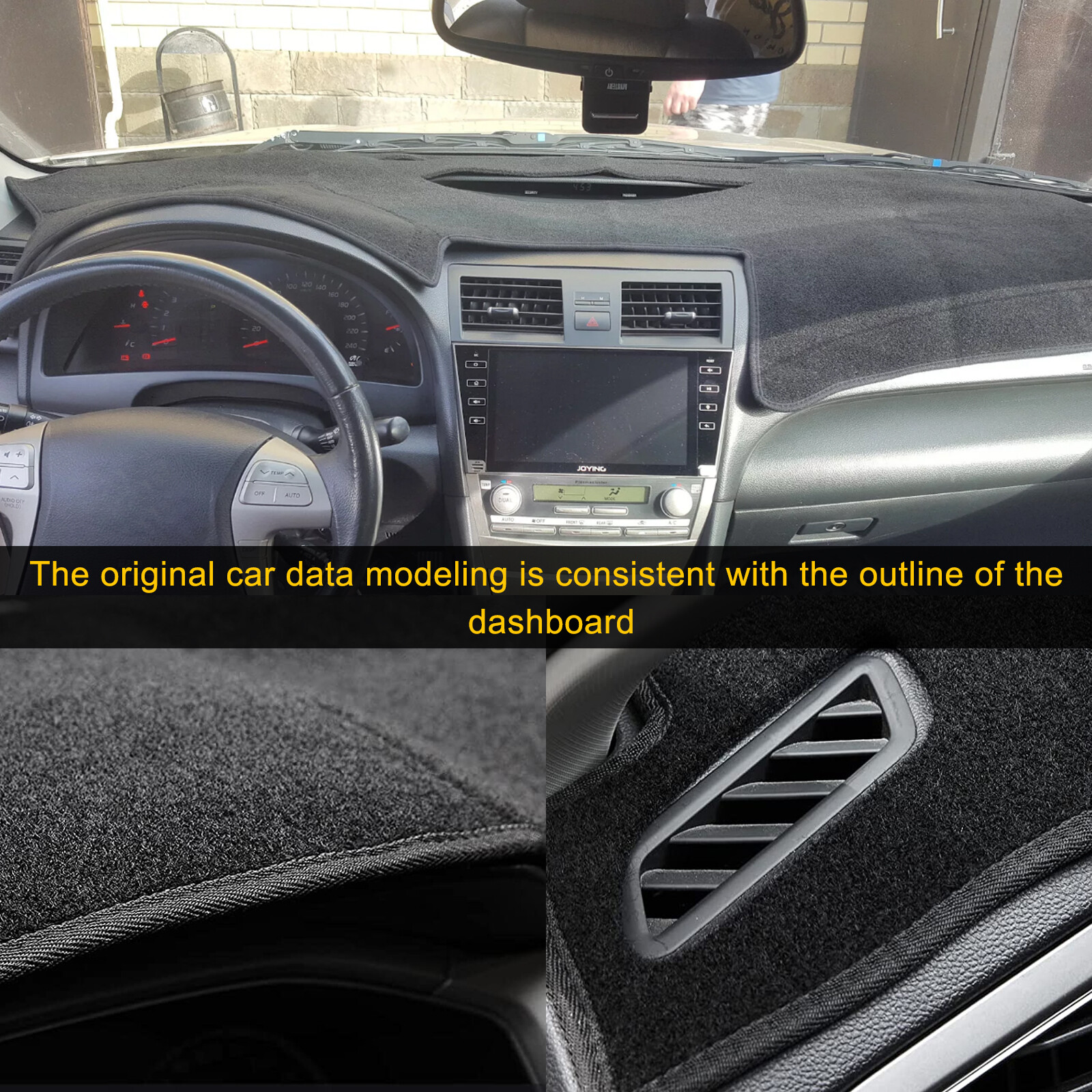 For TOYOTA CAMRY 2007-2011 US Dashmat Dash Cover Dashboard Mat Car Interior Pad