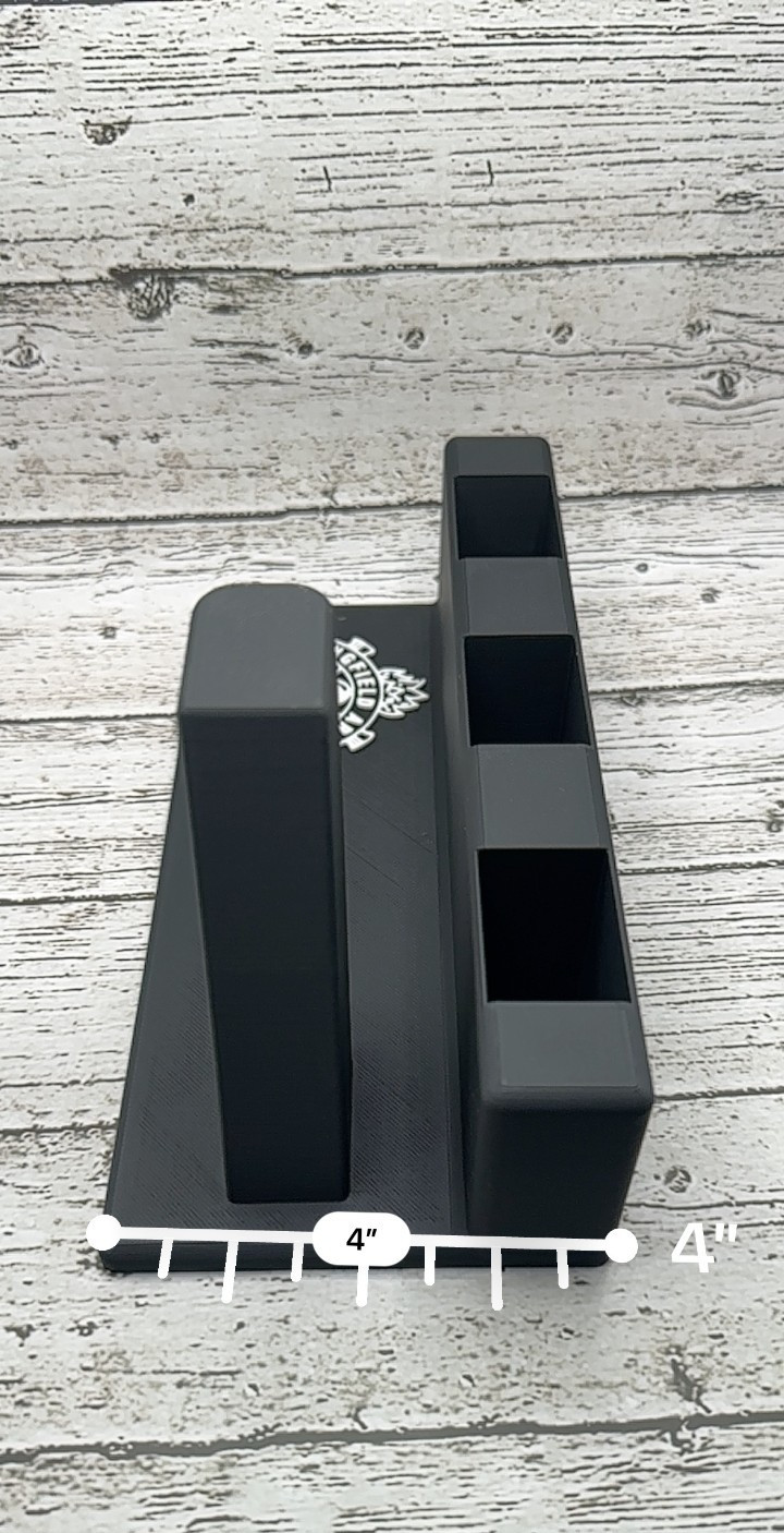 Springfield Prodigy Pistol Display Stand + 3 Mag Holder – Black Polymer