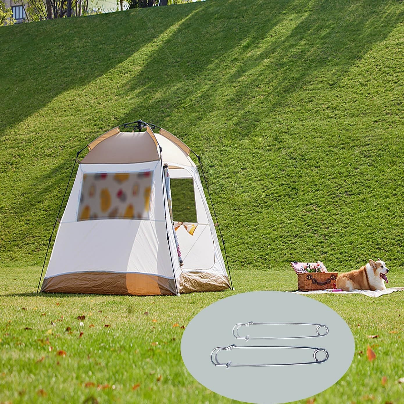 20PCS Large Safety Pins, 4Inch and 3Inch Heavy Duty Safety Pins for Fashion