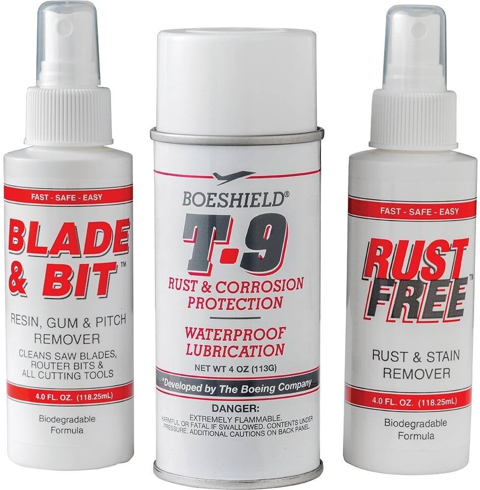 Boeshield 4 oz. Mini 3 Pack Kit T904DP T-9, Rust Free, Blade & Bit Combo Pack