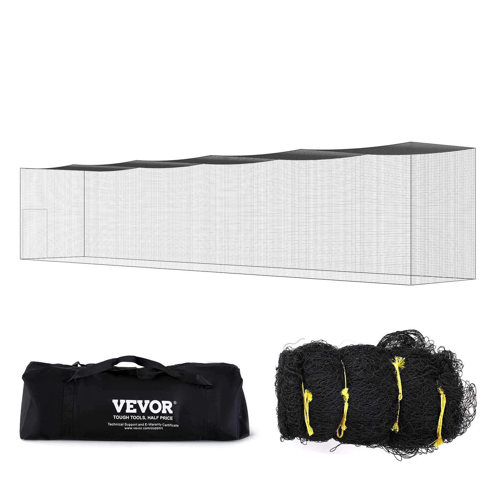 VEVOR 70FT Softball Baseball Cage Netting Heavy Duty PE Pitching Batting Net