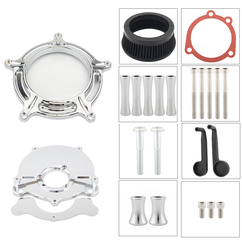 Air Cleaner Intake Filter For Harley Dyna Softail Touring Road King Street Glide