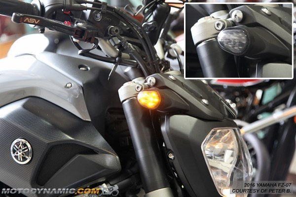 fit 14-16 Yamaha FZ-09 15-17 FZ-07 Flush Mount LED Turn Signal Light + Resistors