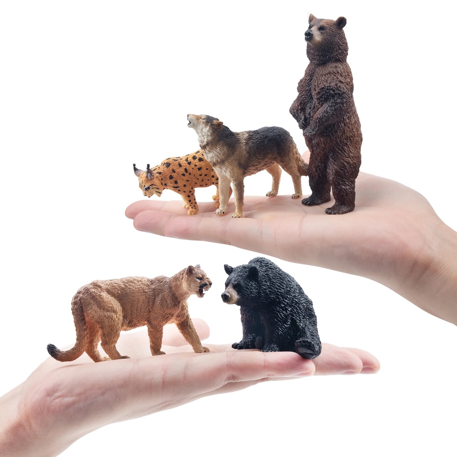 Toymany Forest Animal Figurine Playset Collectible Toy Set