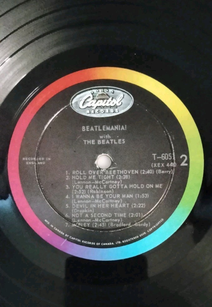 BEATLEMANIA! With The Beatles - Mono Vinyl - T6051 - Canada 1963