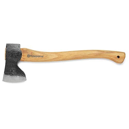 Husqvarna 20 in. Wooden Curved Carpenter Axe, Orange/Gray - 596271201