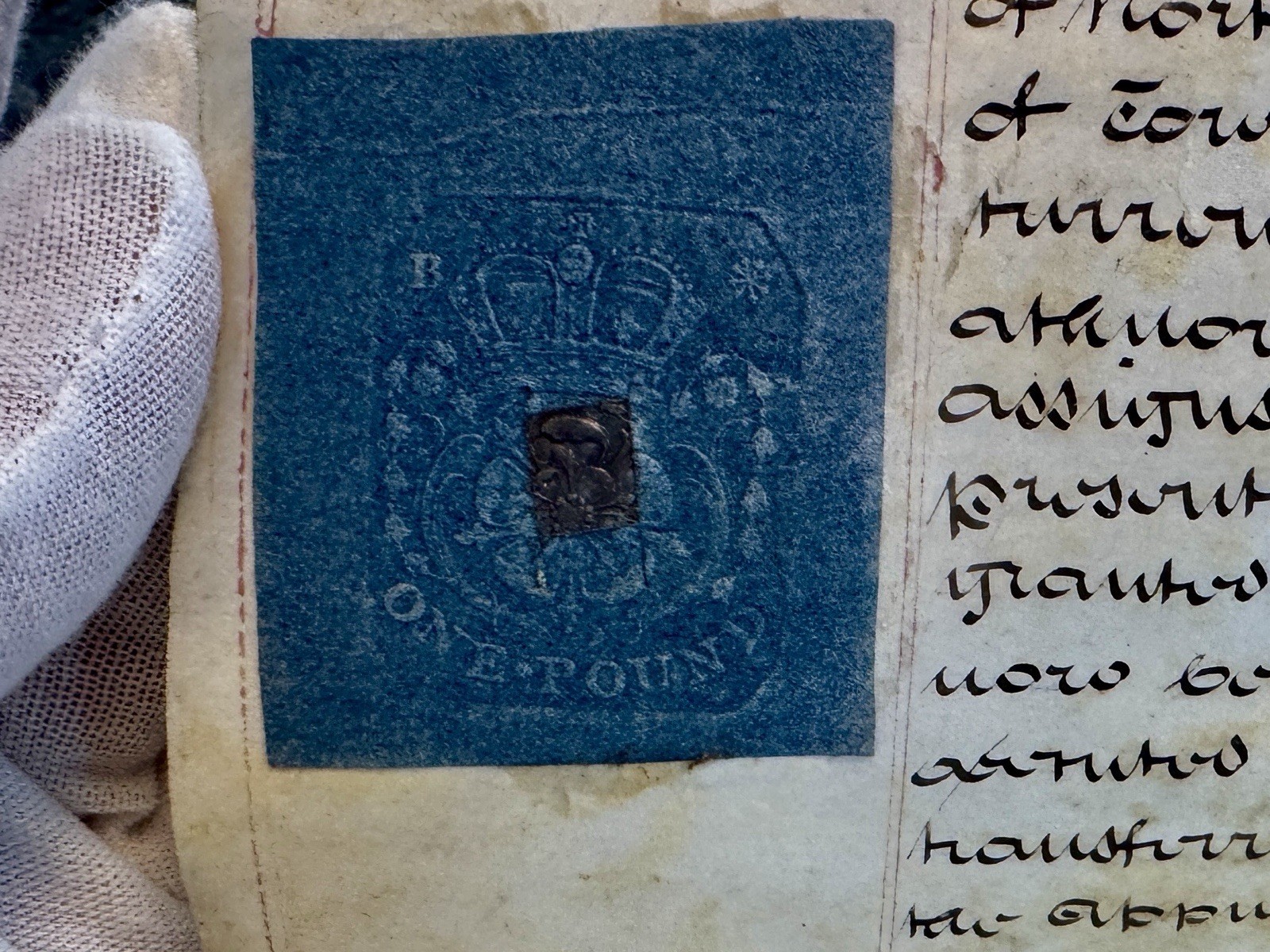 Indenture Deed Manuscript 1813 Vellum Legal Document Multiple Wax Seals Large