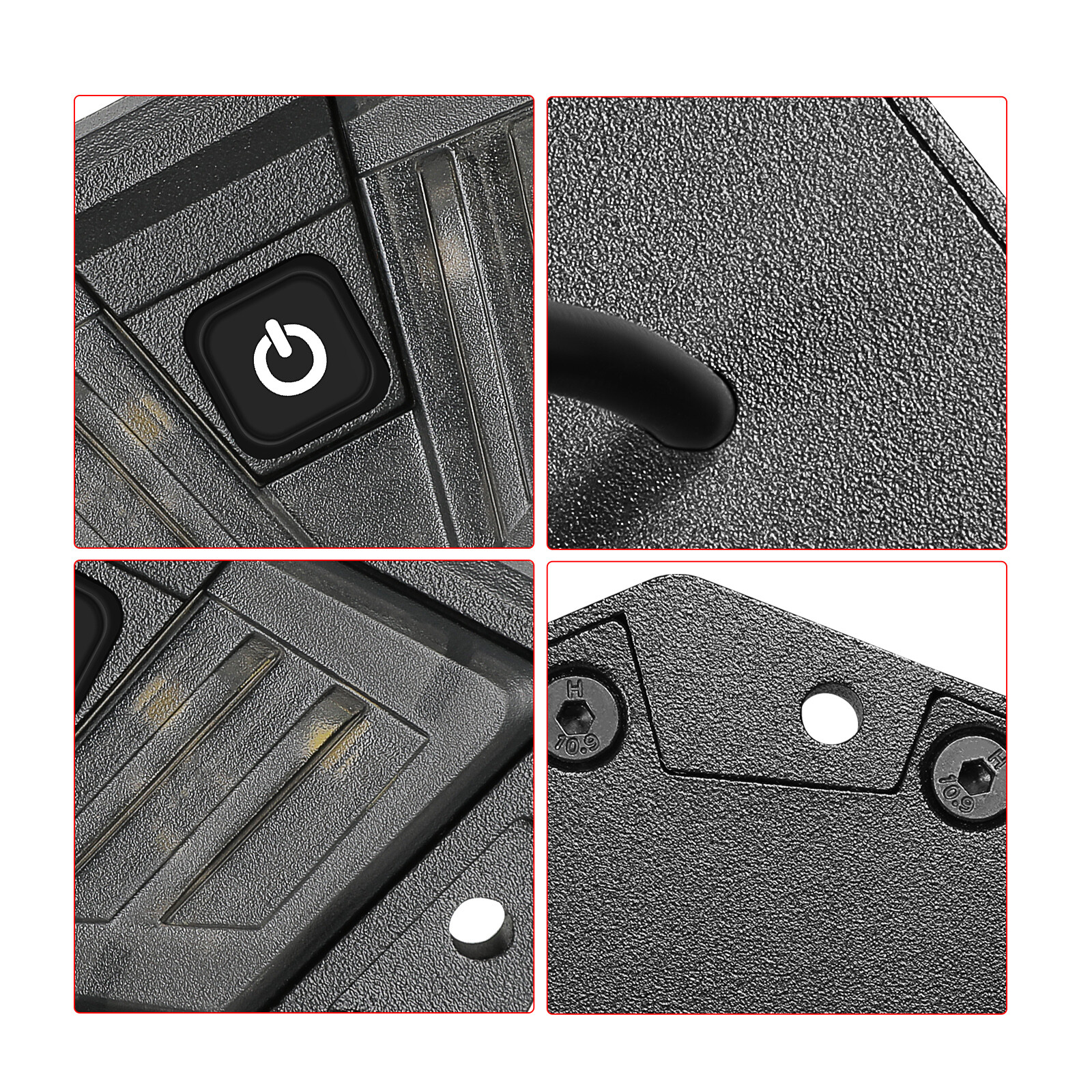 for Can-am Maverick X3 MAX UTV Interior LED Dome Lights Roll Bar Mounts ATV 12V