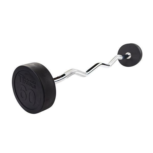 60 lb. Fixed Weight EZ Curl Barbell - Body-Solid SBZ60