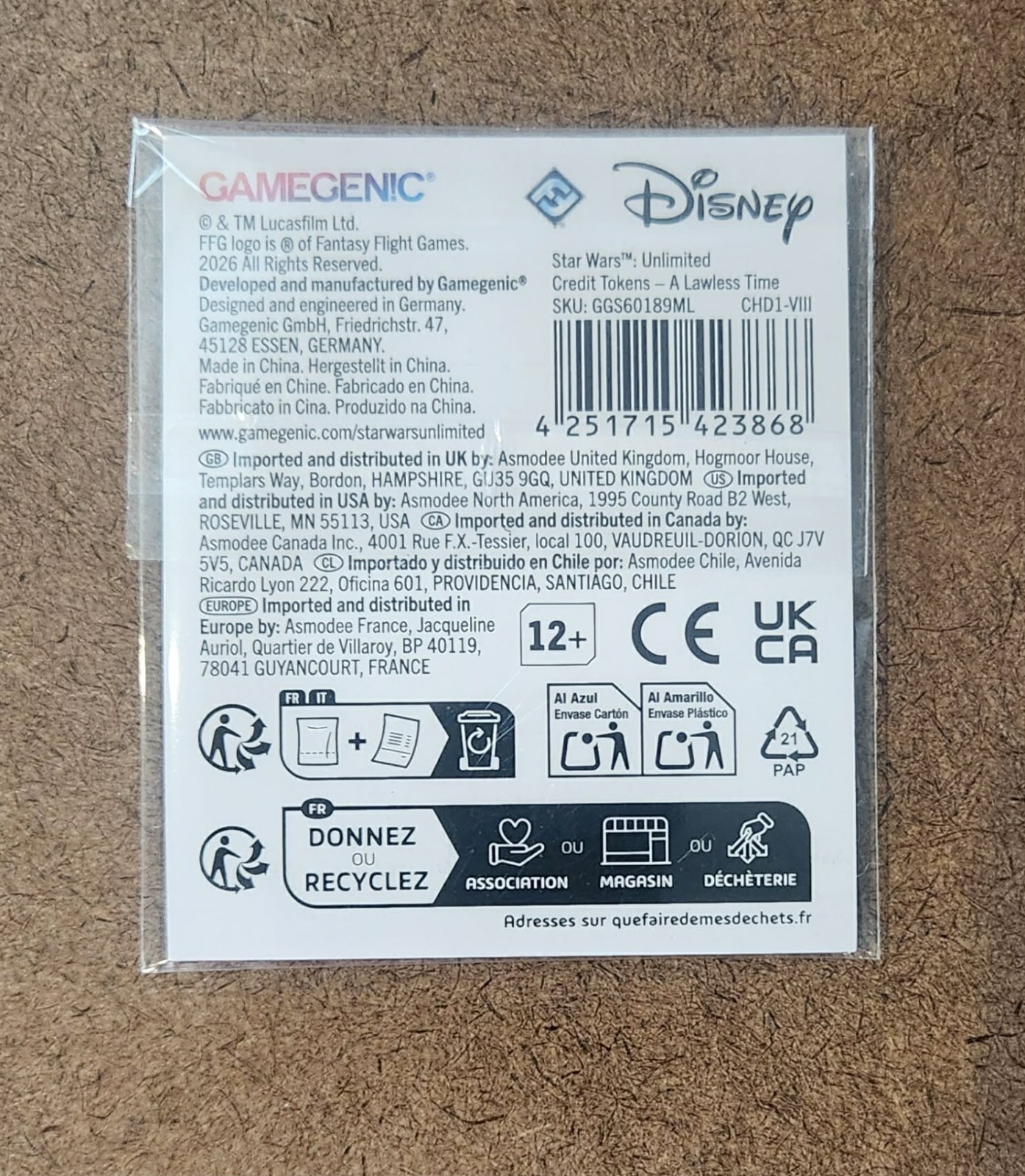 Star Wars Unlimited Metal Credit Tokens