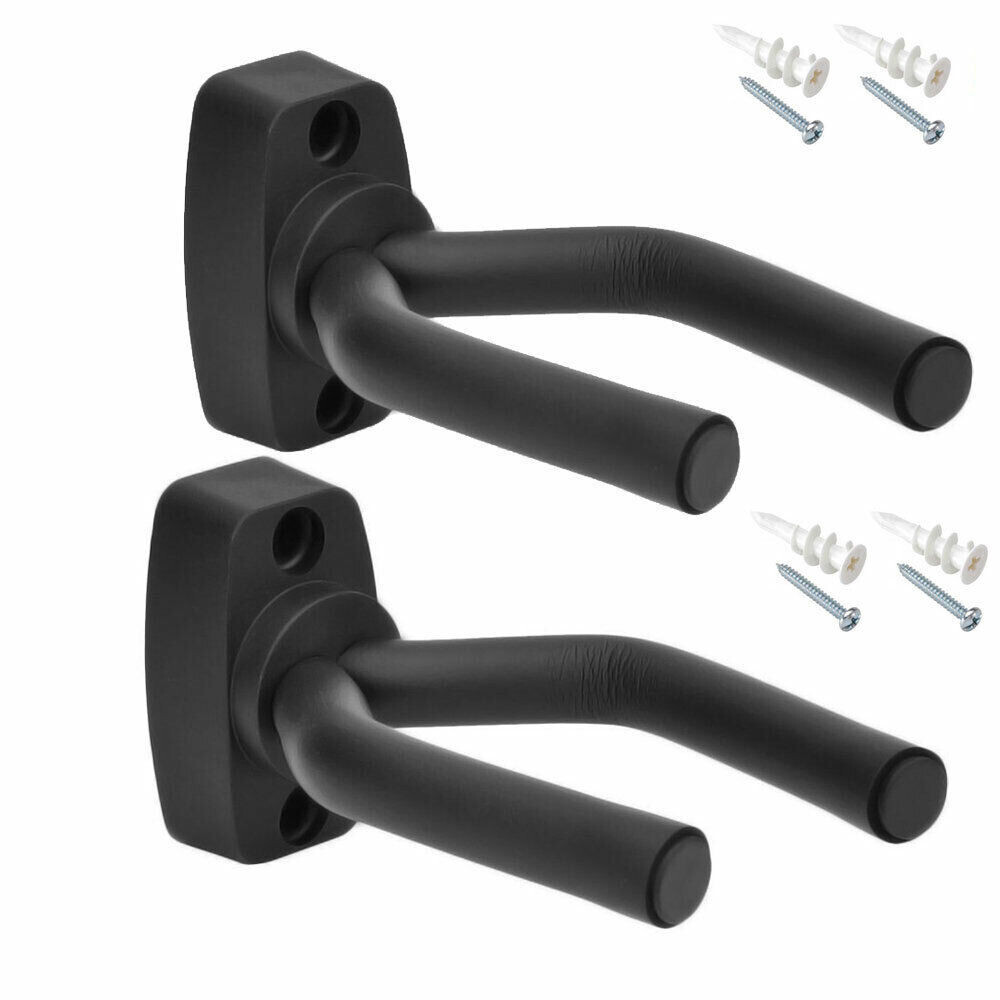 2-PACK Guitar Hanger Hook Holder Wall Mount Display Acoustic Electric.