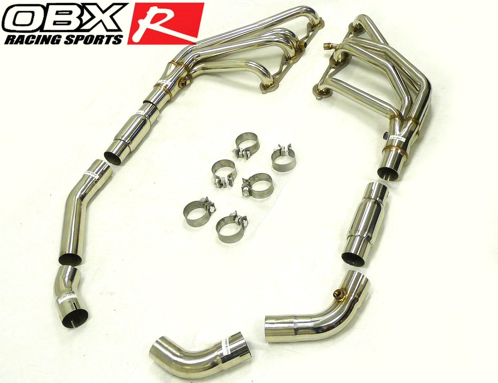 OBX Stainless Long Tube Manifold 1992-1996 Chevy Corvette C4 LT1 LT4 Full Length