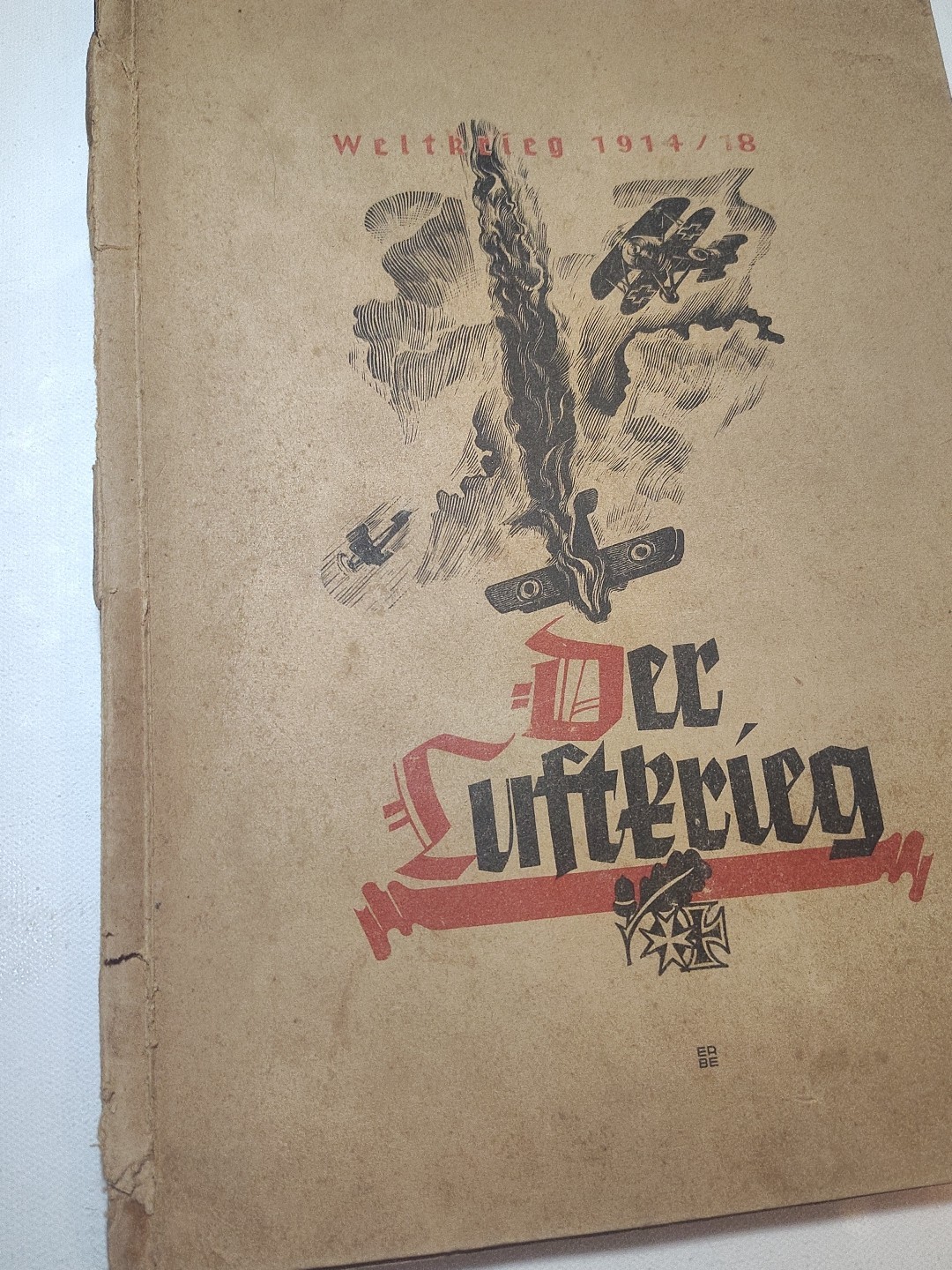 Rare Der Weltkrieg 1914/18: Der Luftkrieg" Air War WW1 German Immalin-Werke GmbH