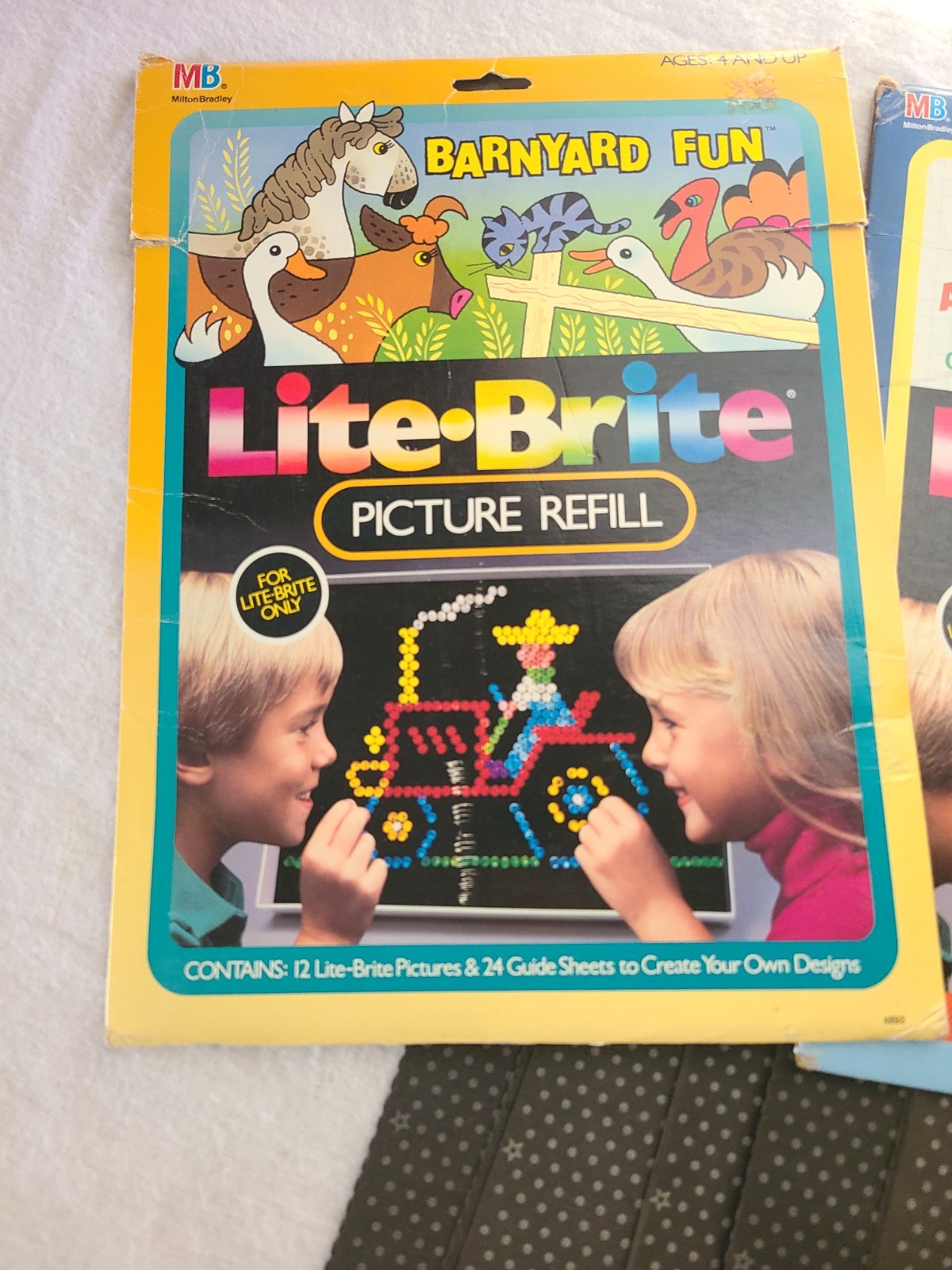 Lite Brite UNUSED BLANK Refill Pages Sheets Vintage LOT OF 9x12"